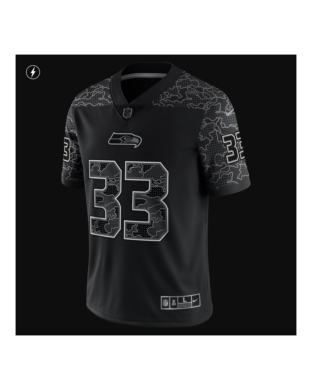 Game Men's Will Dissly Grey Alternate Jersey - #88 Football Seattle  Seahawks Size 40/M