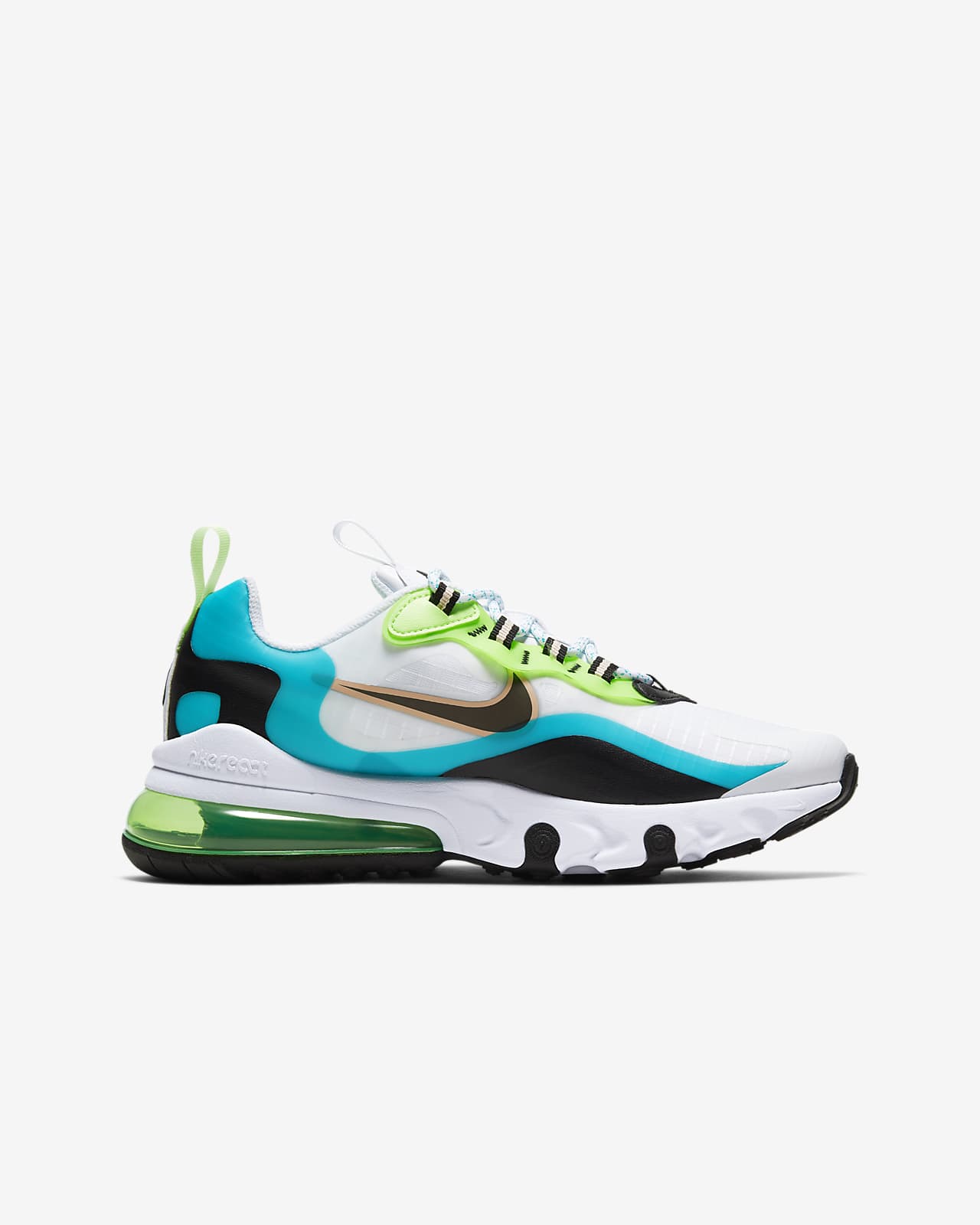 air max 270 react vert fluo