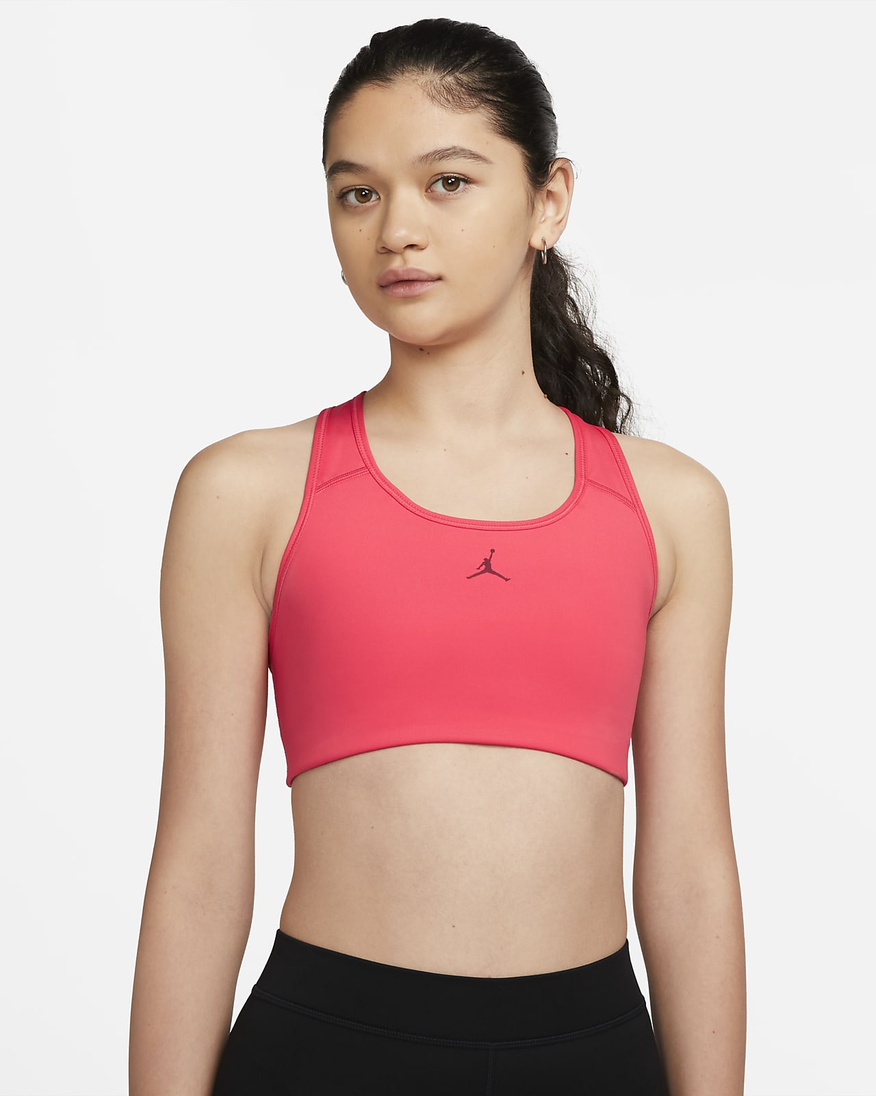Bra deportivo con almohadilla de una sola pieza de media sujeción para mujer  Jordan Jumpman. Nike.com