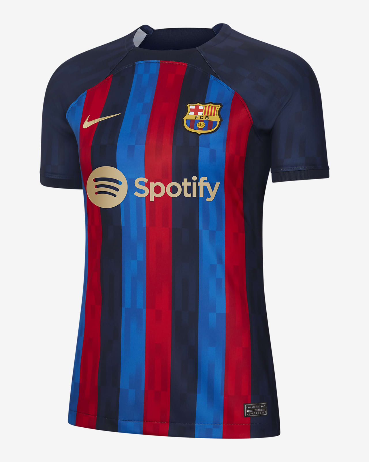 Proportioneel kreupel half acht FC Barcelona 2022/23 Stadium Thuis Nike voetbalshirt met Dri-FIT voor  dames. Nike NL