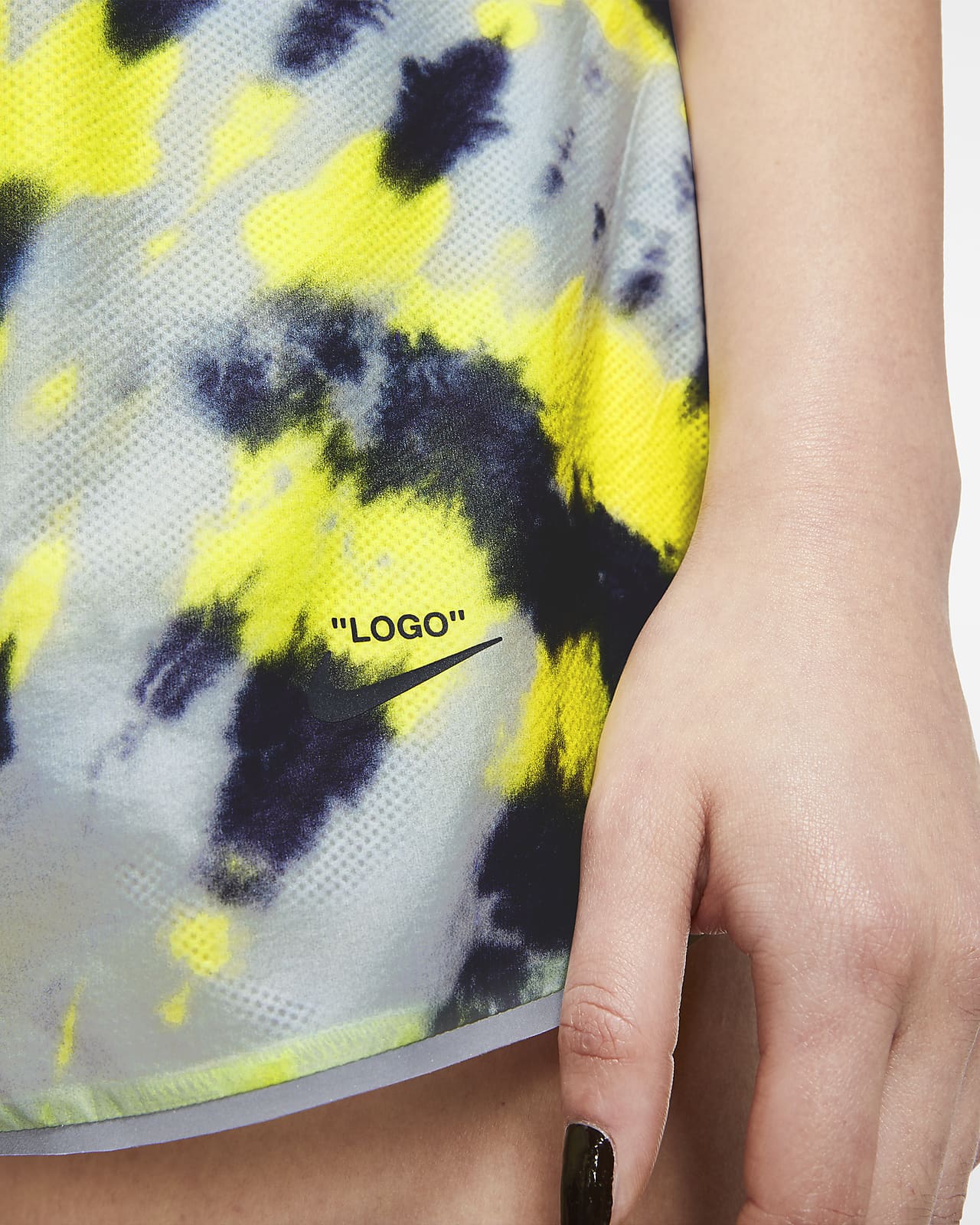 nike off white tie dye shorts