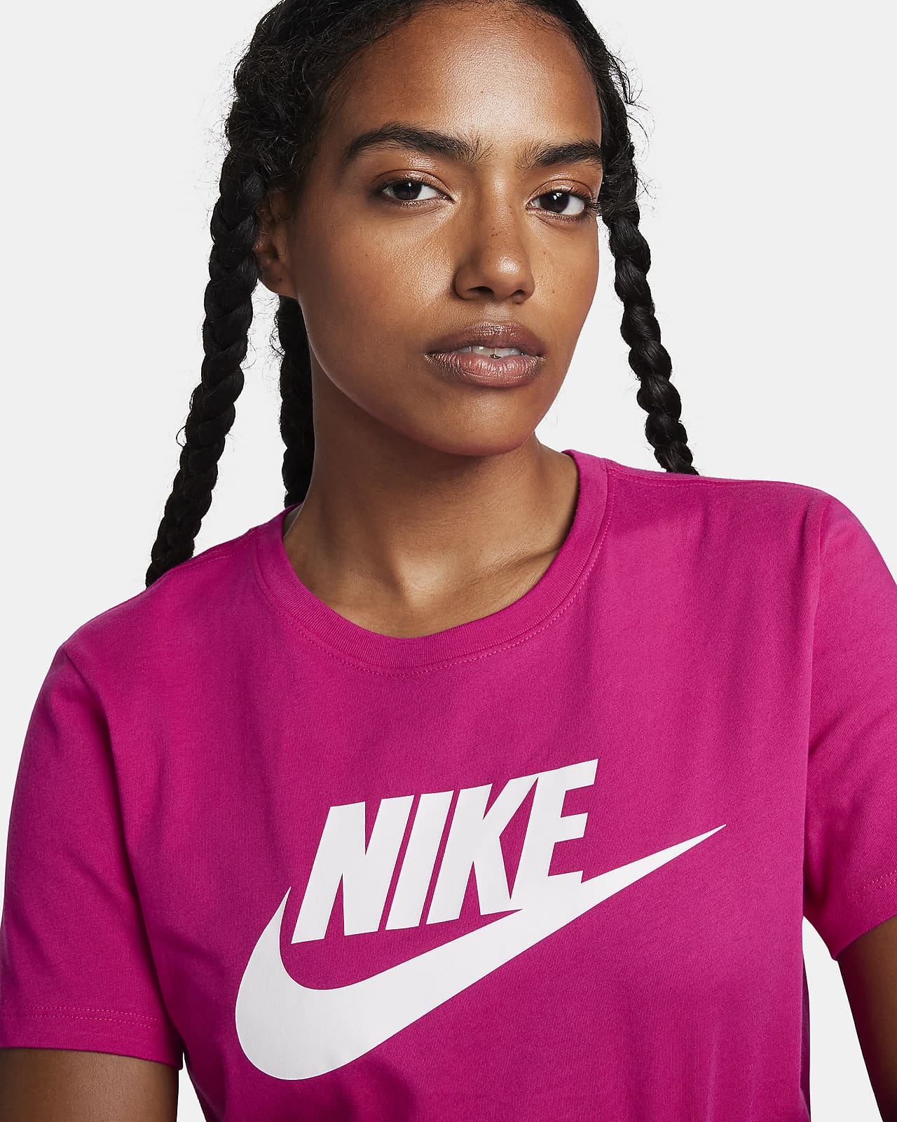 T-shirt à logo Nike Sportswear Essentials Noir pour Femme