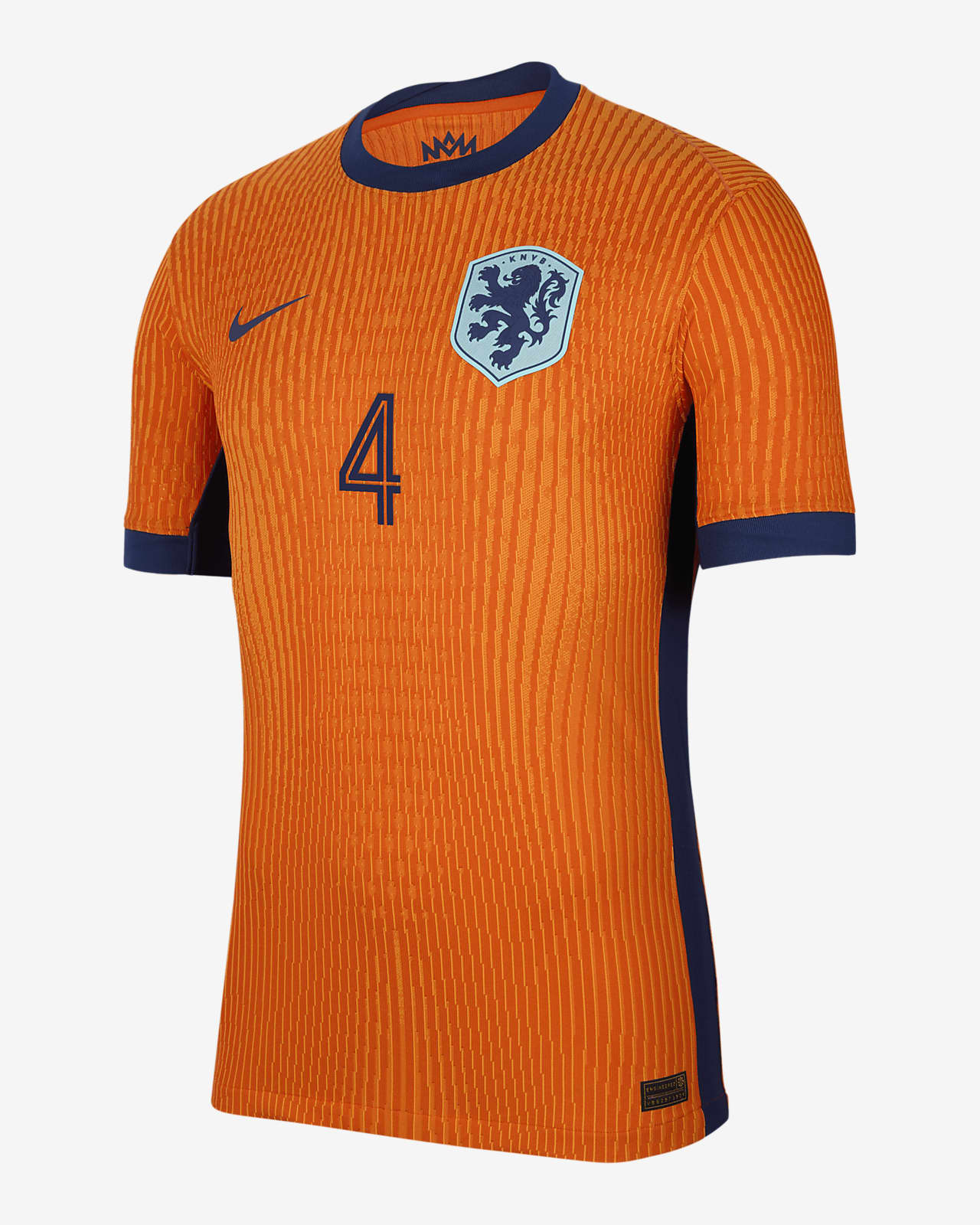 Jersey de fútbol Nike Dri-FIT ADV de la selección nacional de Países Bajos local 2024 Match Virgil van Dijk para hombre