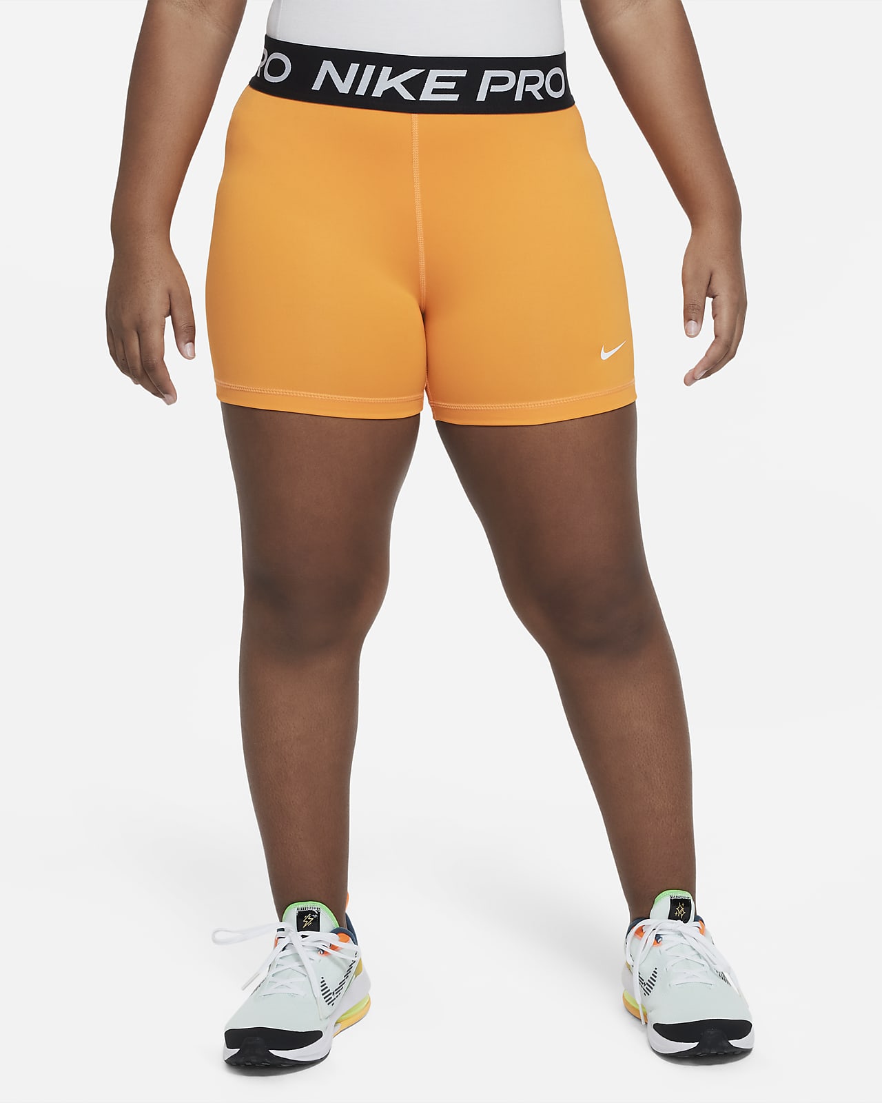 Om toevlucht te zoeken Voorvoegsel Uitschakelen Nike Pro Dri-FIT Big Kids' (Girls') Shorts (Extended Size). Nike.com