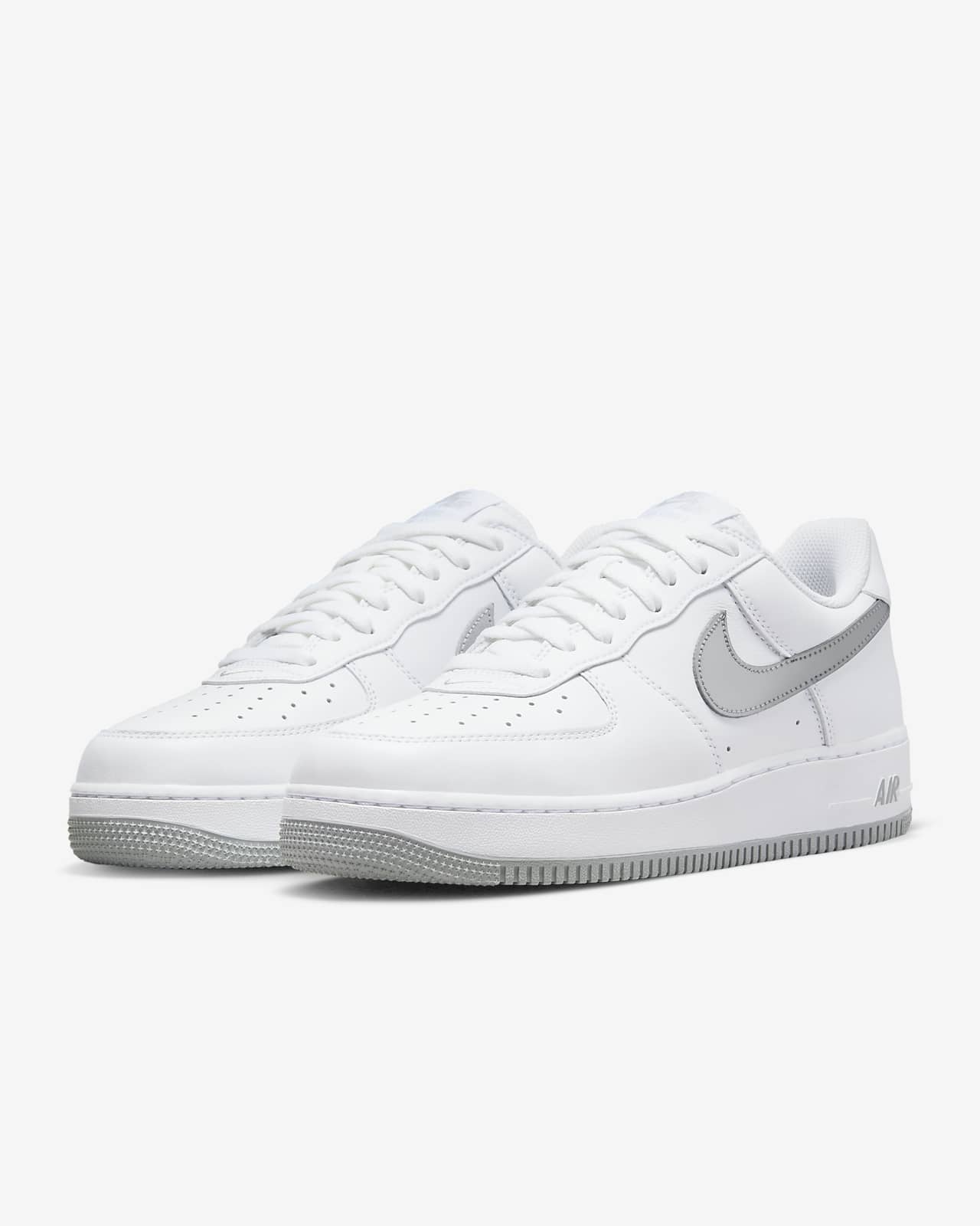 NIKE AIR FORCE ALL LOW OVER LOGO WHITE
