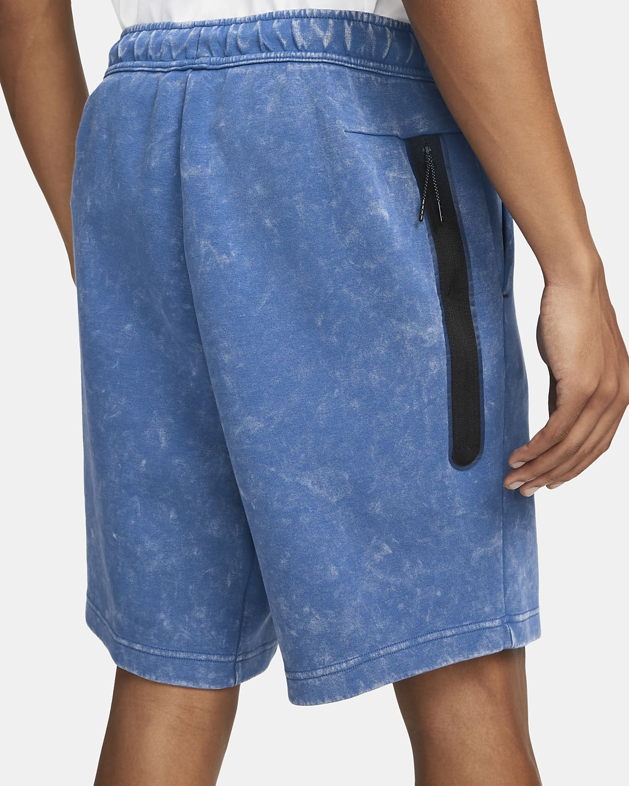 men's washed shorts nike sportswear tech fleece