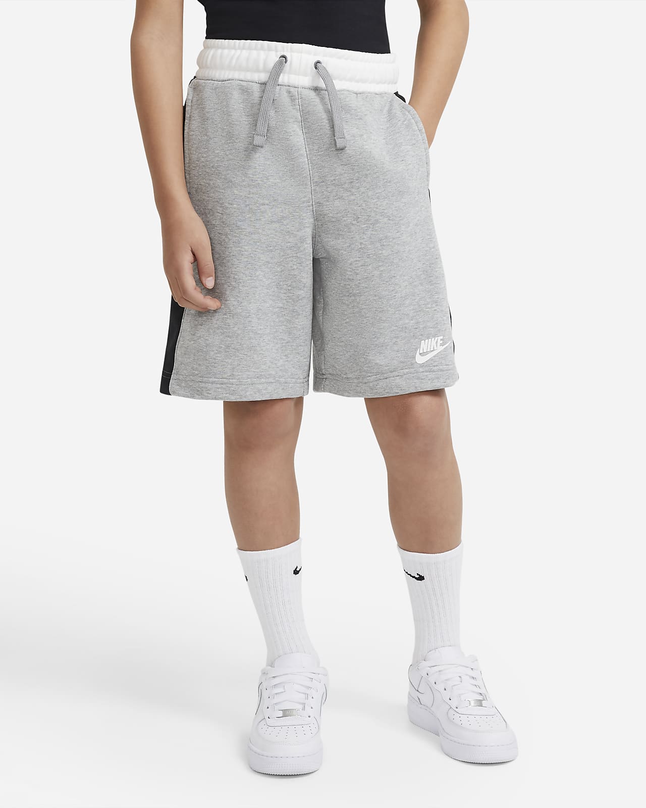 nike grey shorts kids