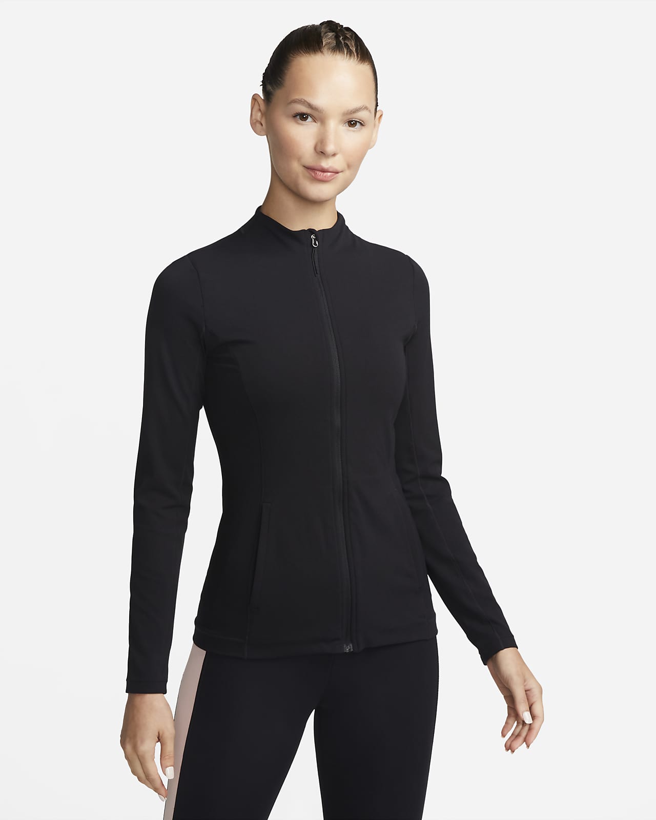 Nike Yoga Dri-FIT Luxe Passgenaue Jacke für Damen