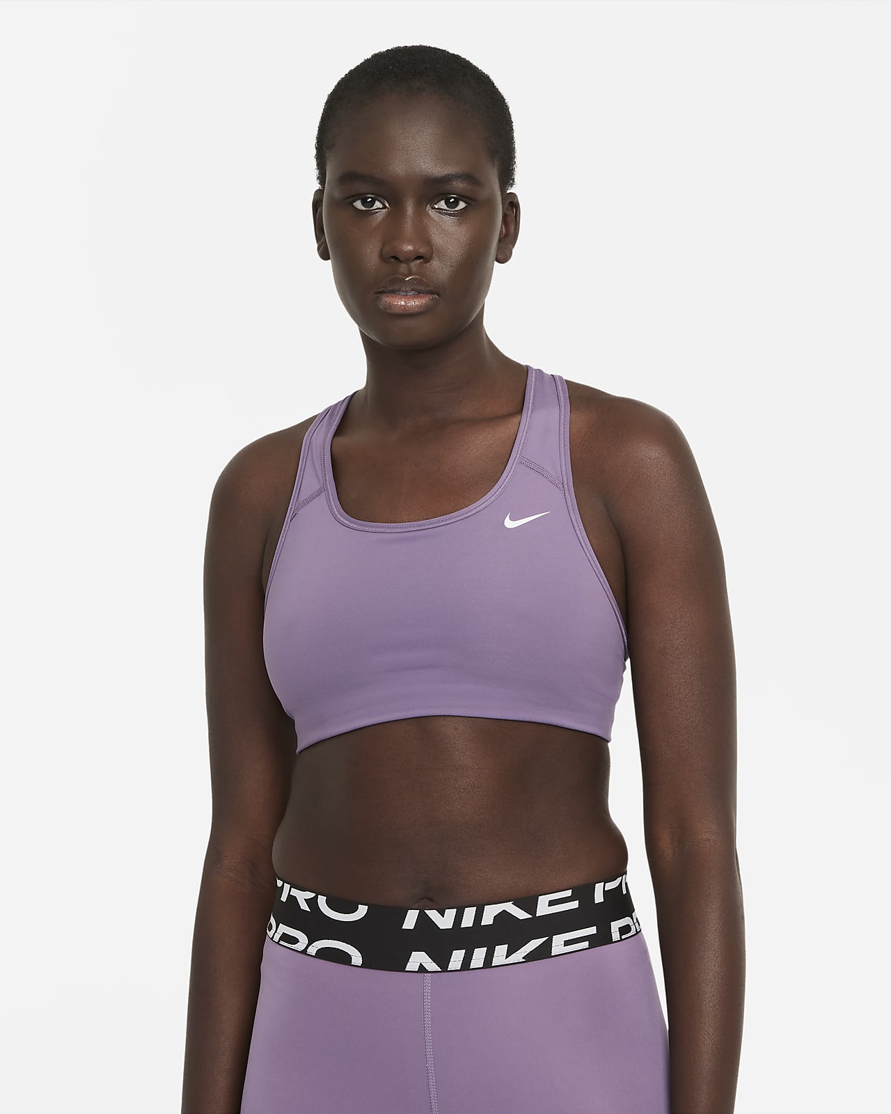 Nike Swoosh Women's Medium-Support Non-Padded Sports Bra. Nike AU