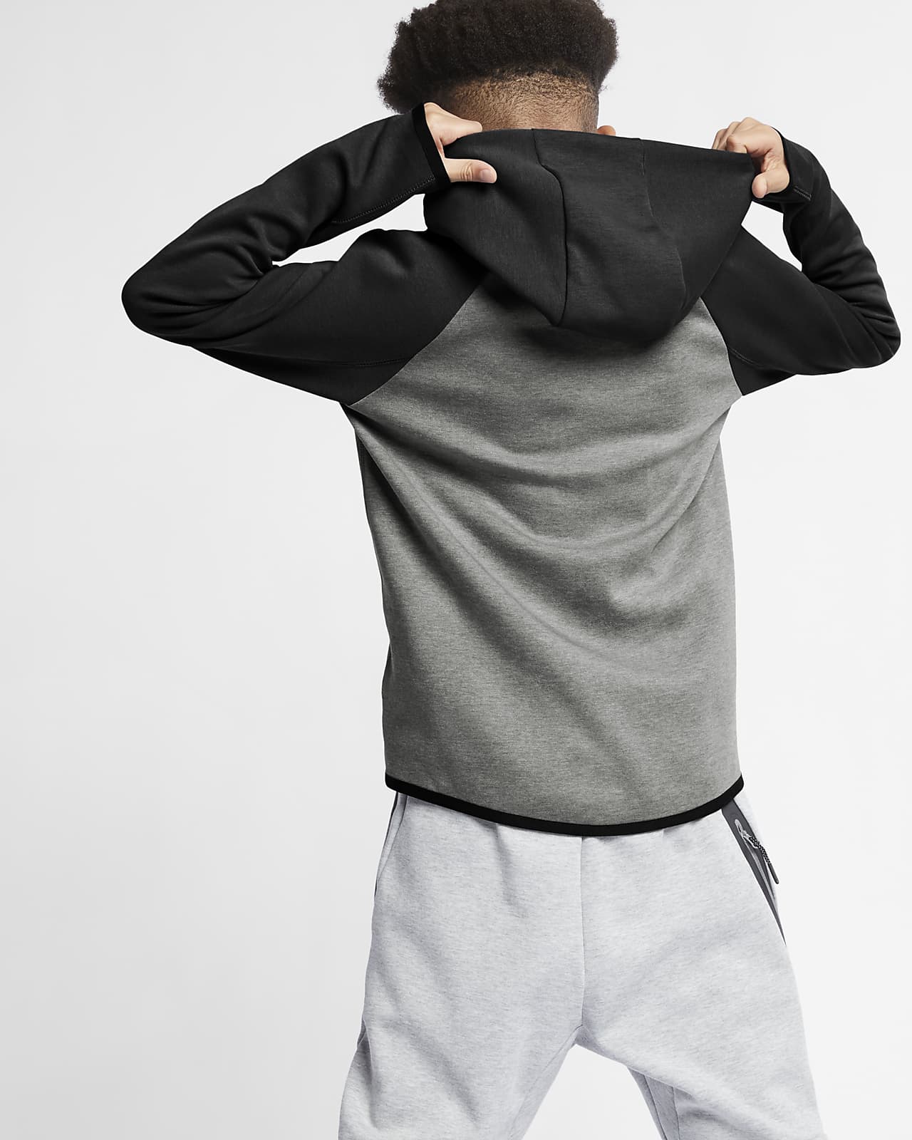 nike tech fleece jacke jungen weiß schwarz nike tech fleece jacke jungen weiß schwarz