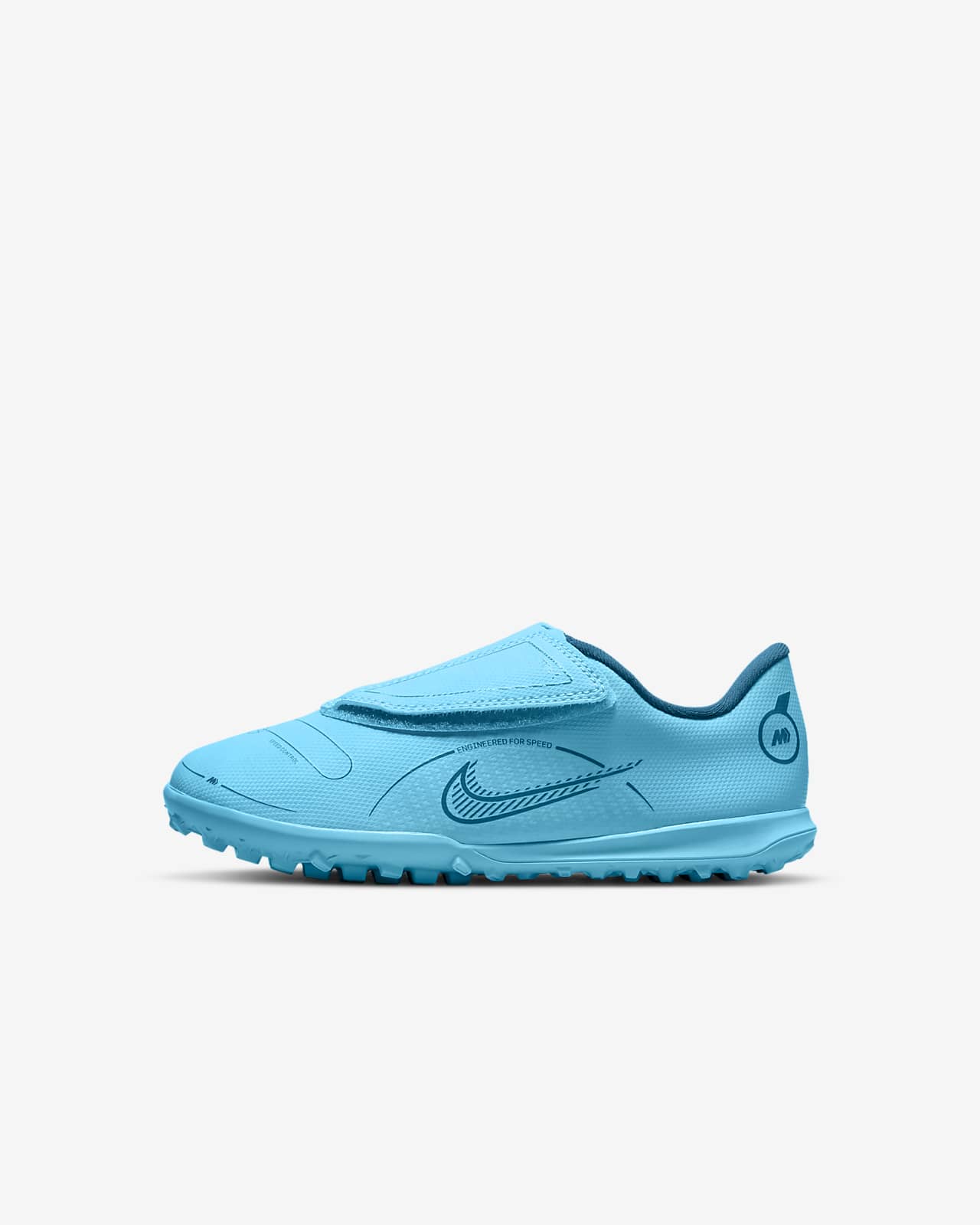 Calzado de fútbol para pasto sintético (turf) para niños talla pequeña Nike  Jr. Mercurial Vapor 14 Club TF. Nike MX