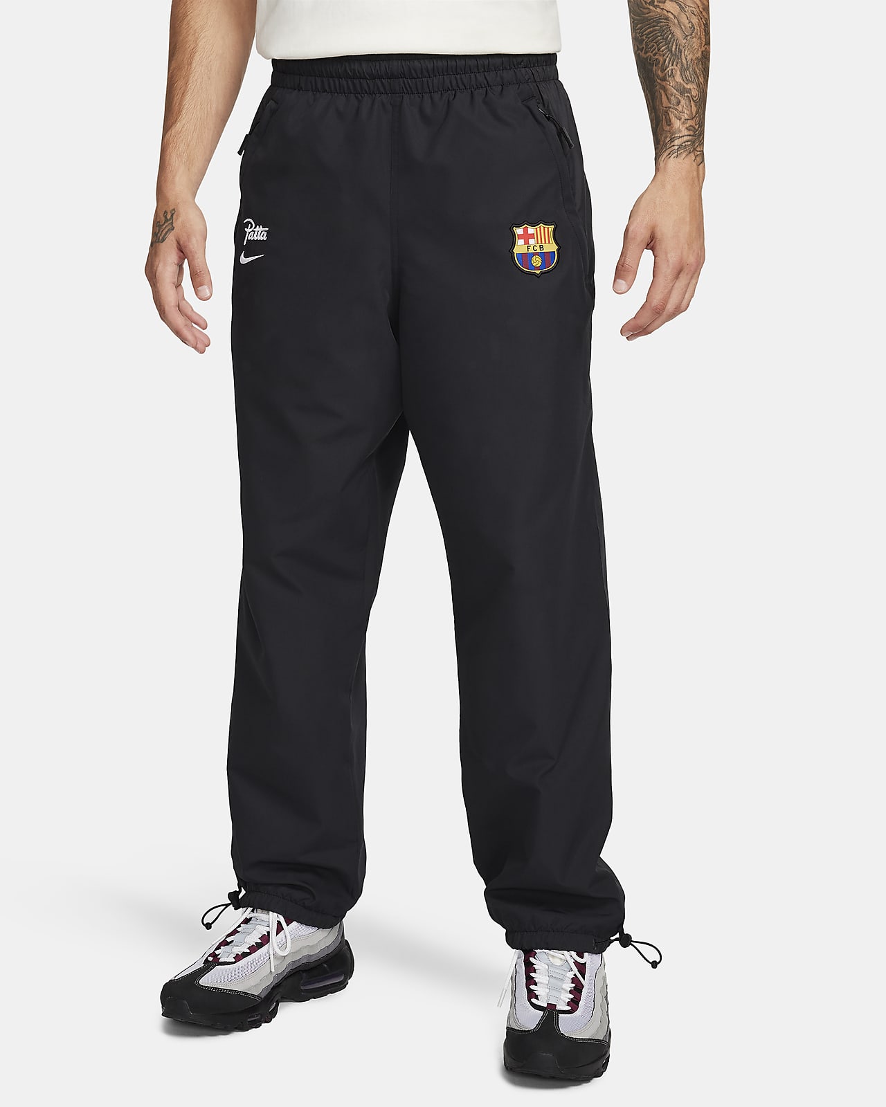 Calças de treino de futebol Nike FC Barcelona x Patta para homem