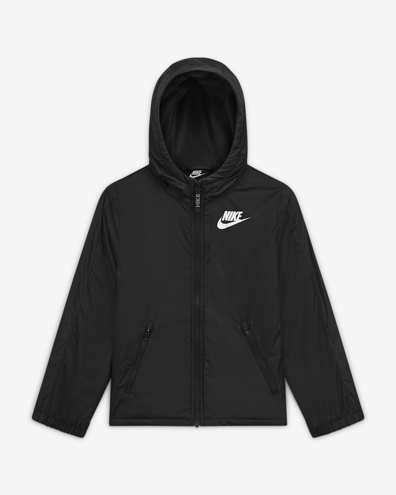 nike fleece lined jacket mens