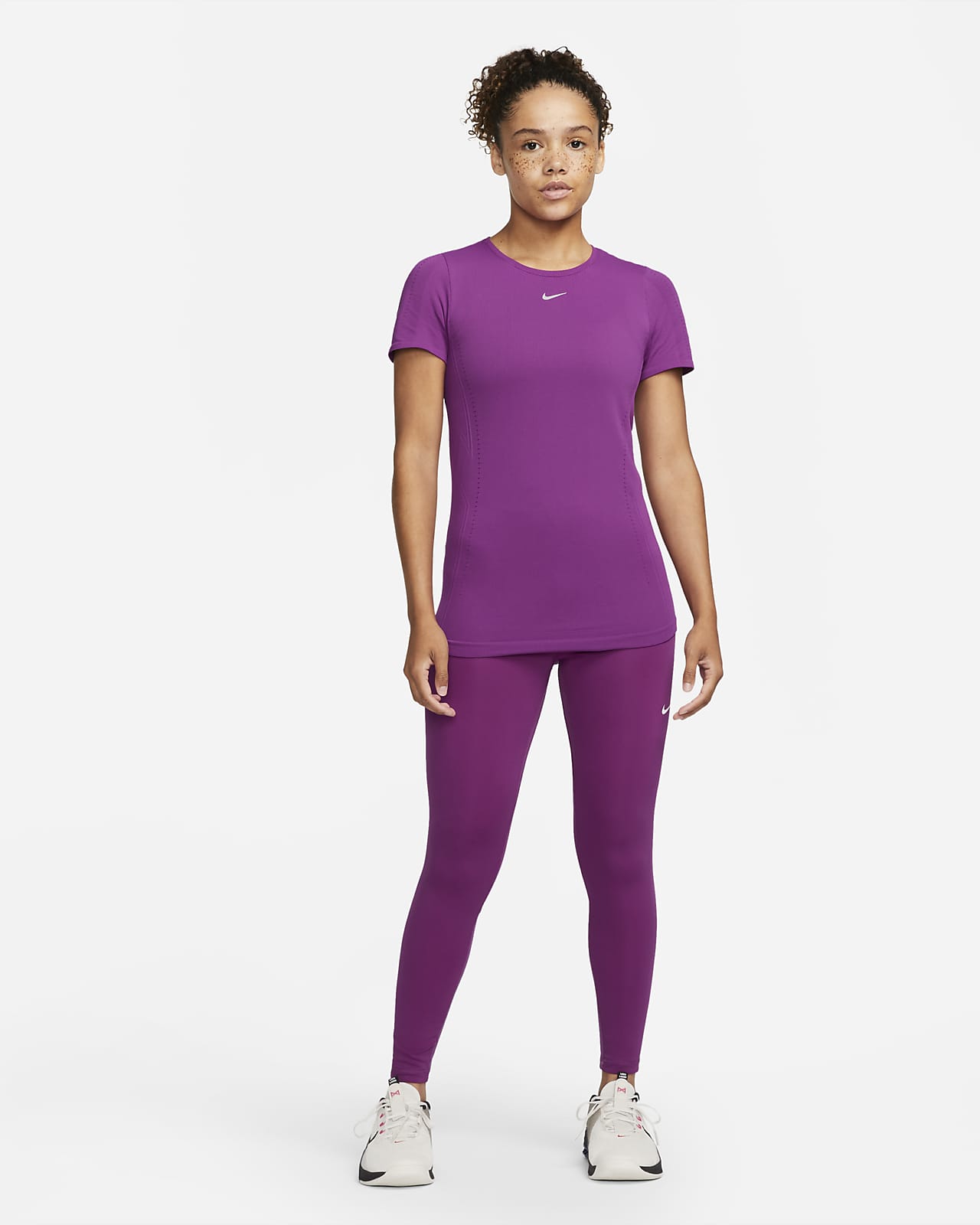 Nike Dri-FIT ADV Aura Women's Slim-Fit Short-Sleeve Top. Nike HU