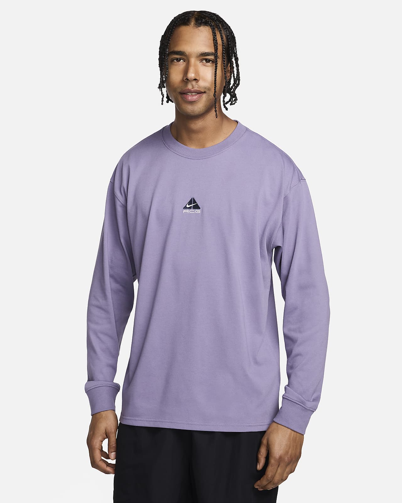 Custom Made T-shirts  Nike Women's Court Purple / White Pro Long