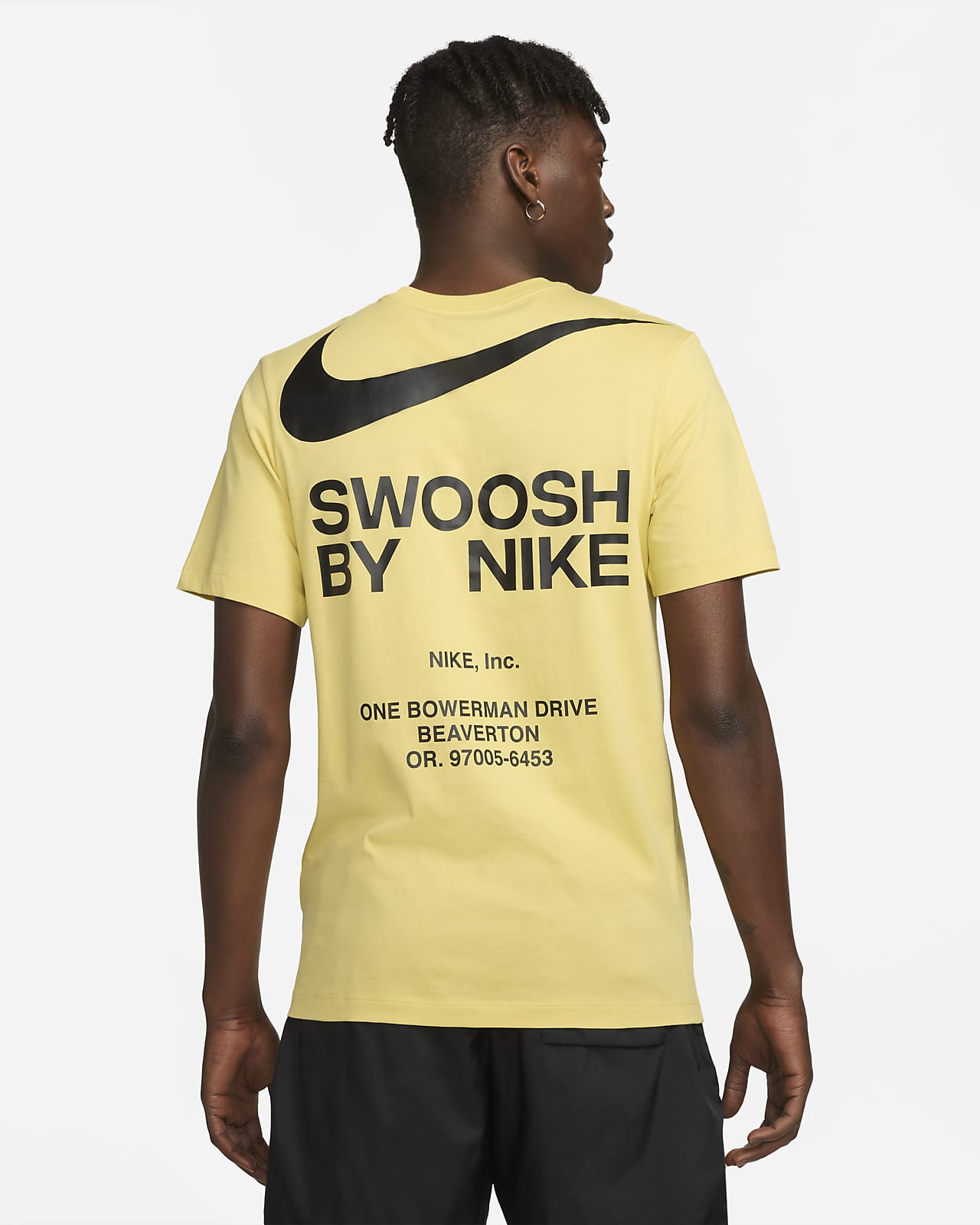 Swoosh by on sale nike t shirt