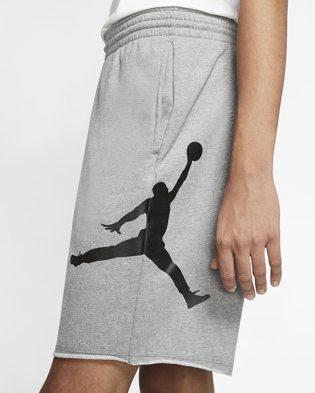jordan men's jumpman logo fleece basketball shorts