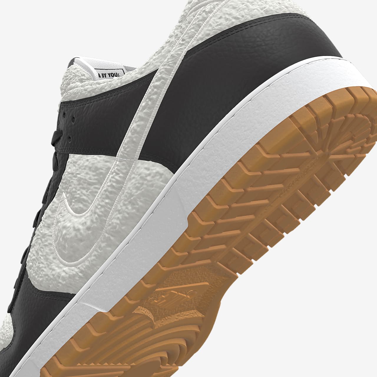 Nike Dunk Low Premium Fleece By You Custom Women s Shoes