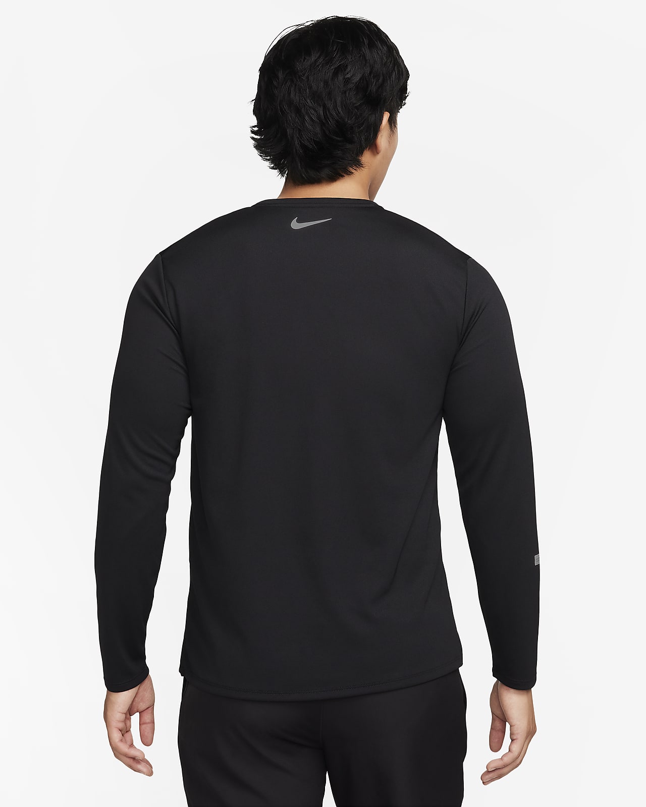 Dri-fit miler long 2025 sleeve t-shirt heren