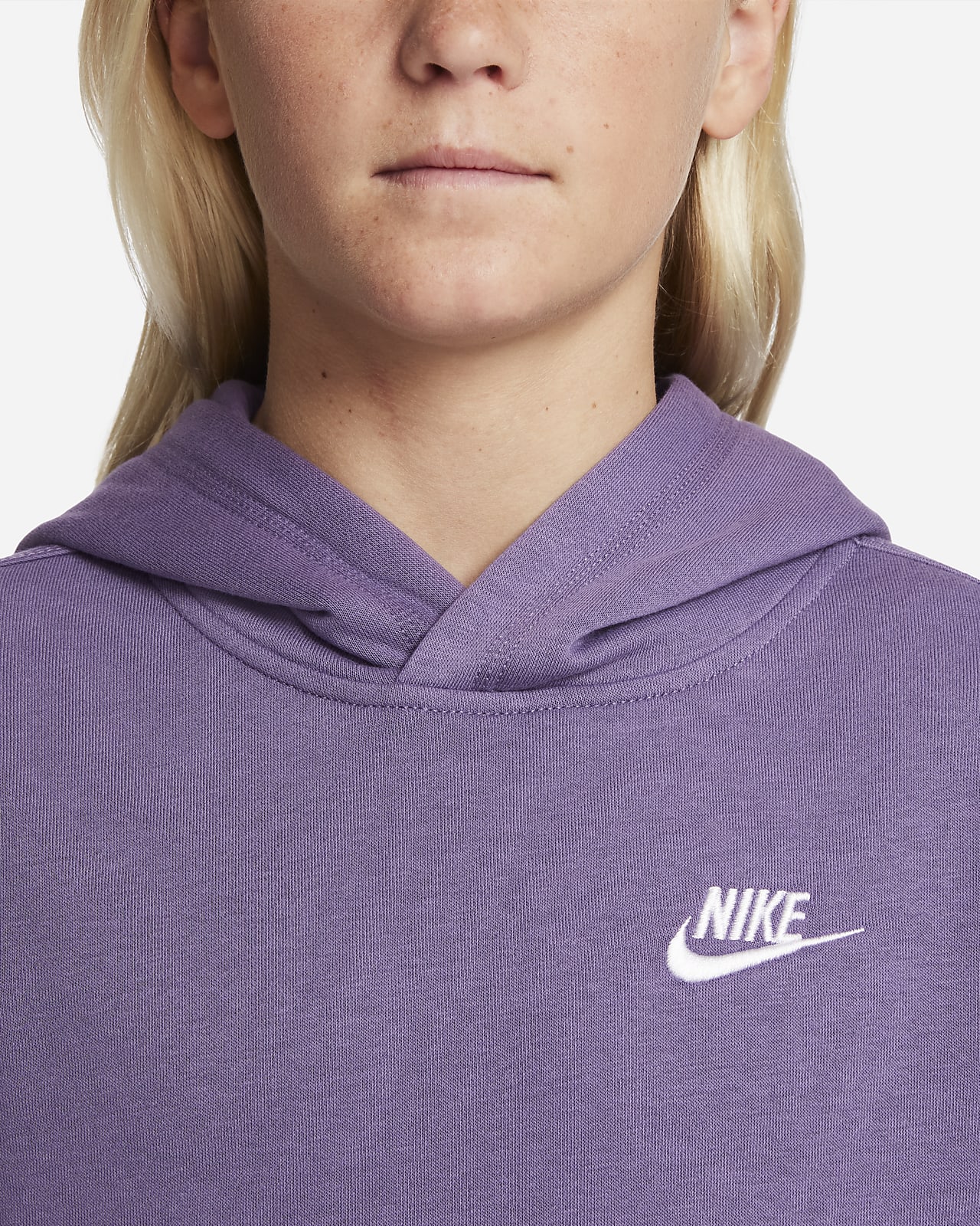 nike sportswear club purple