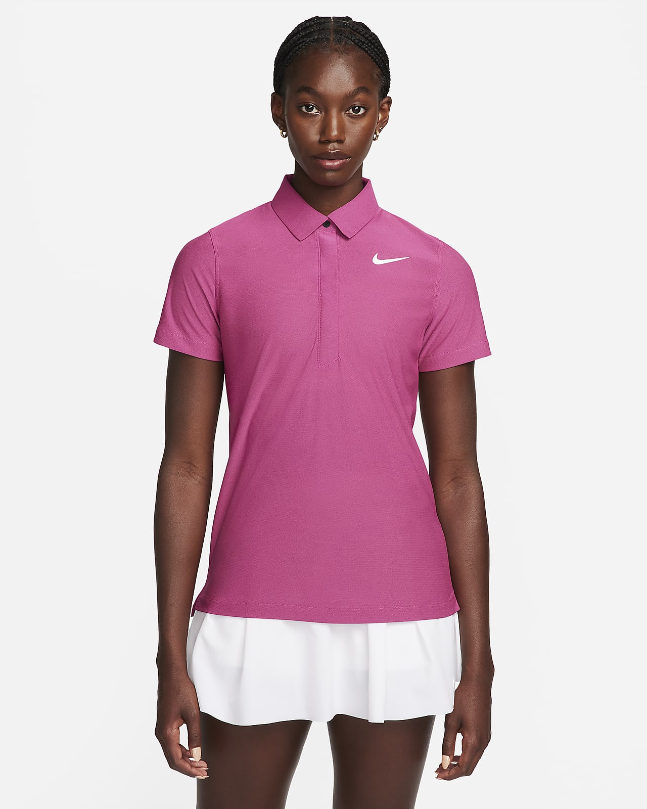 Nike Dri-FIT ADV Tour Women's Short-Sleeve Golf Polo.