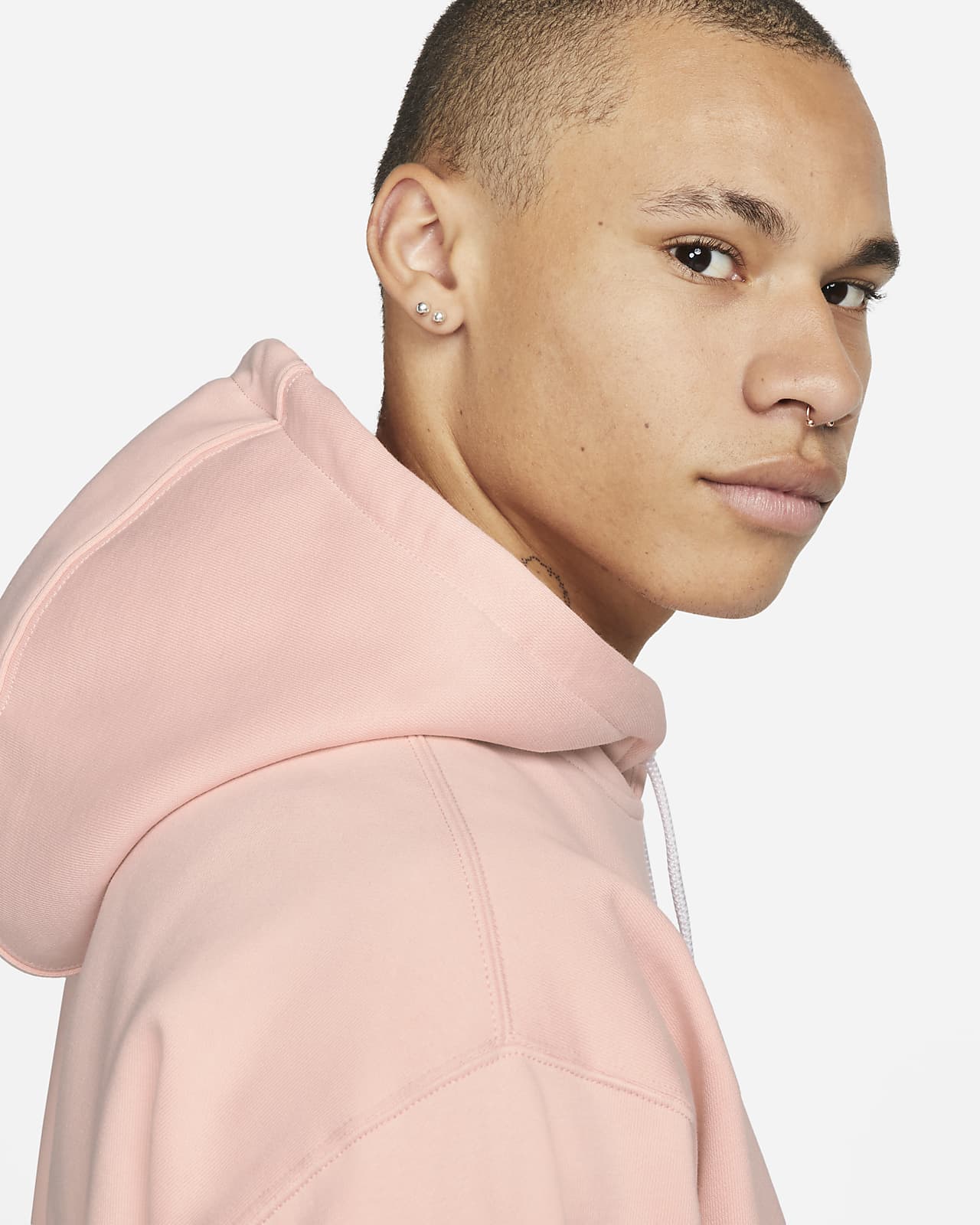 Single swoosh nike hoodie