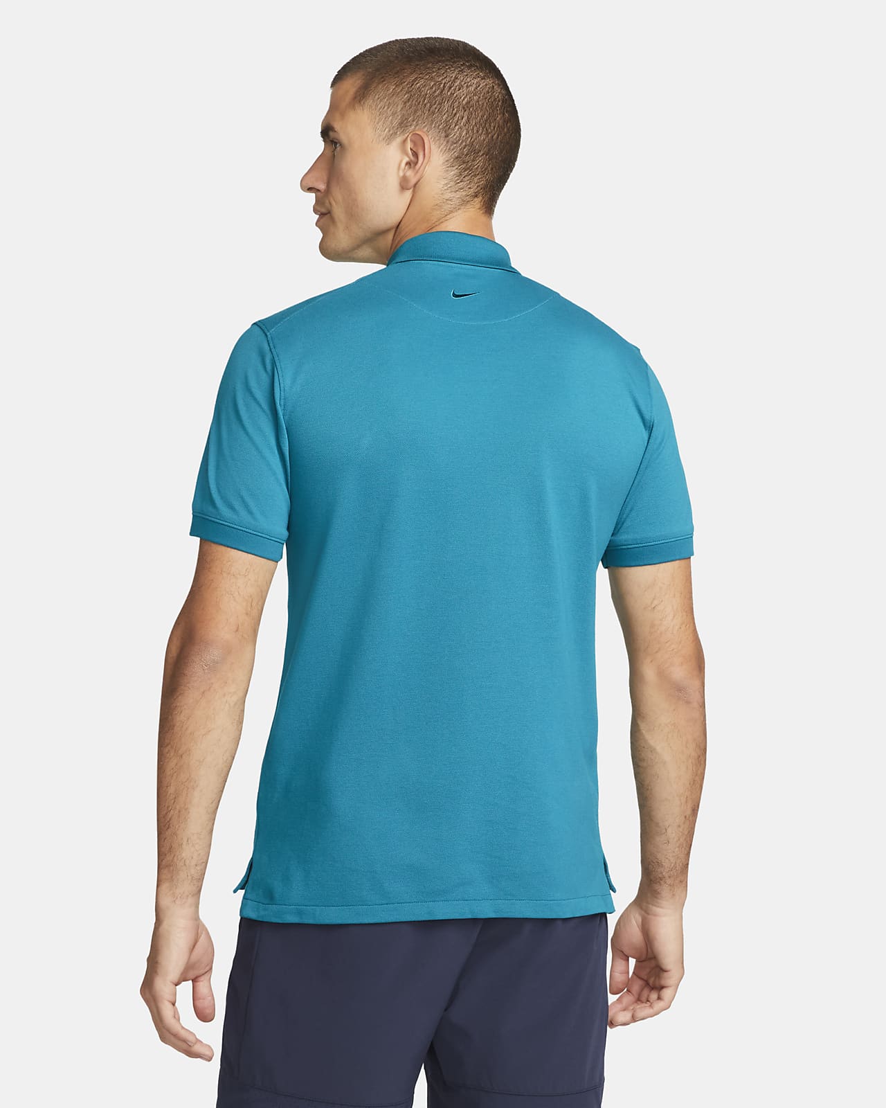 blue nike polo shirts