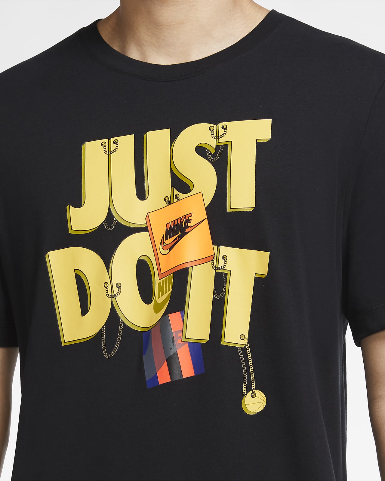 nike just do it collar t shirt
