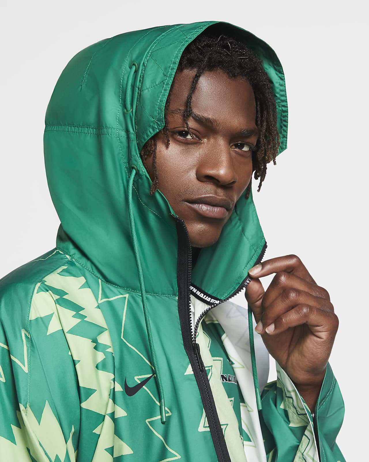 nike woven poncho mens