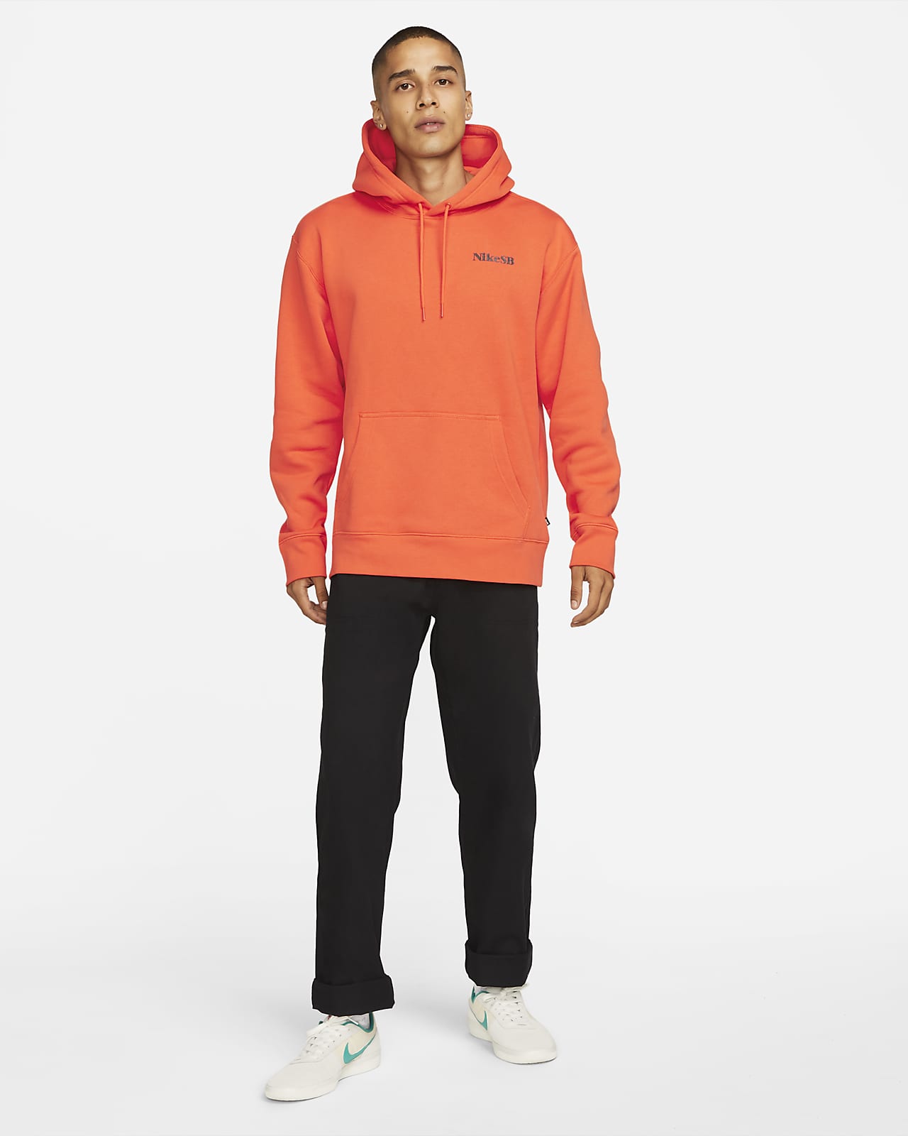 nike sb orange hoodie