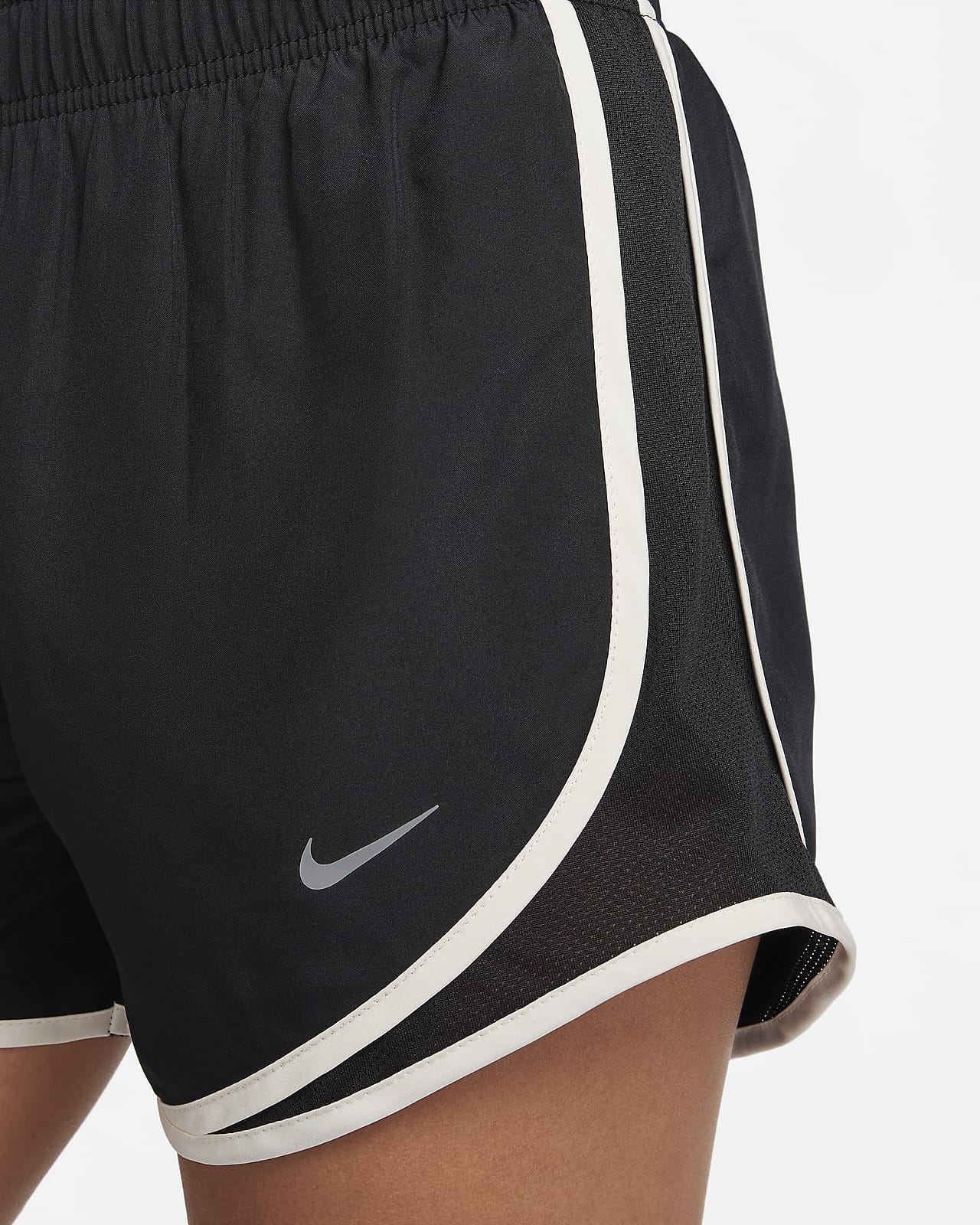 gray and black nike shorts