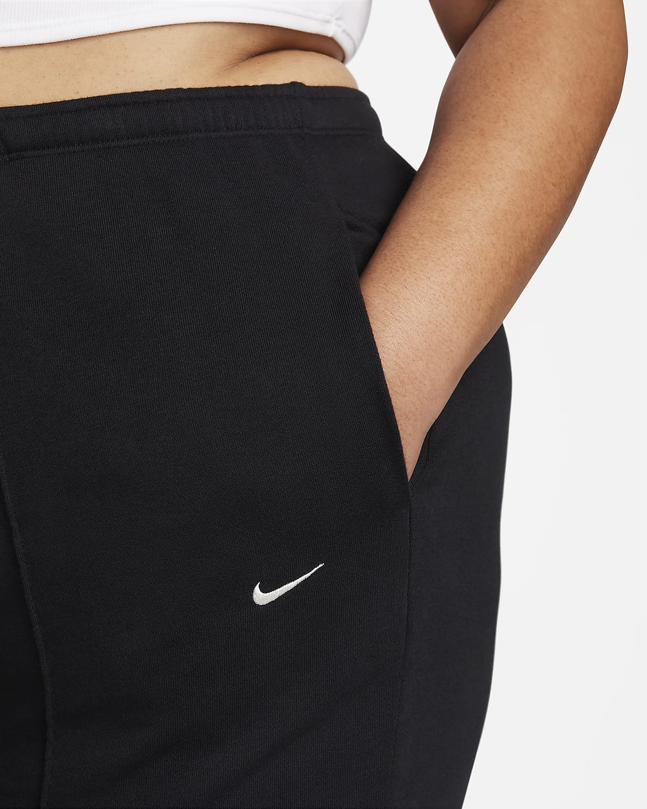 Nike Sportswear Chill Terry Women's Slim High-Waisted French Terry  Tracksuit Bottoms (Plus Size)