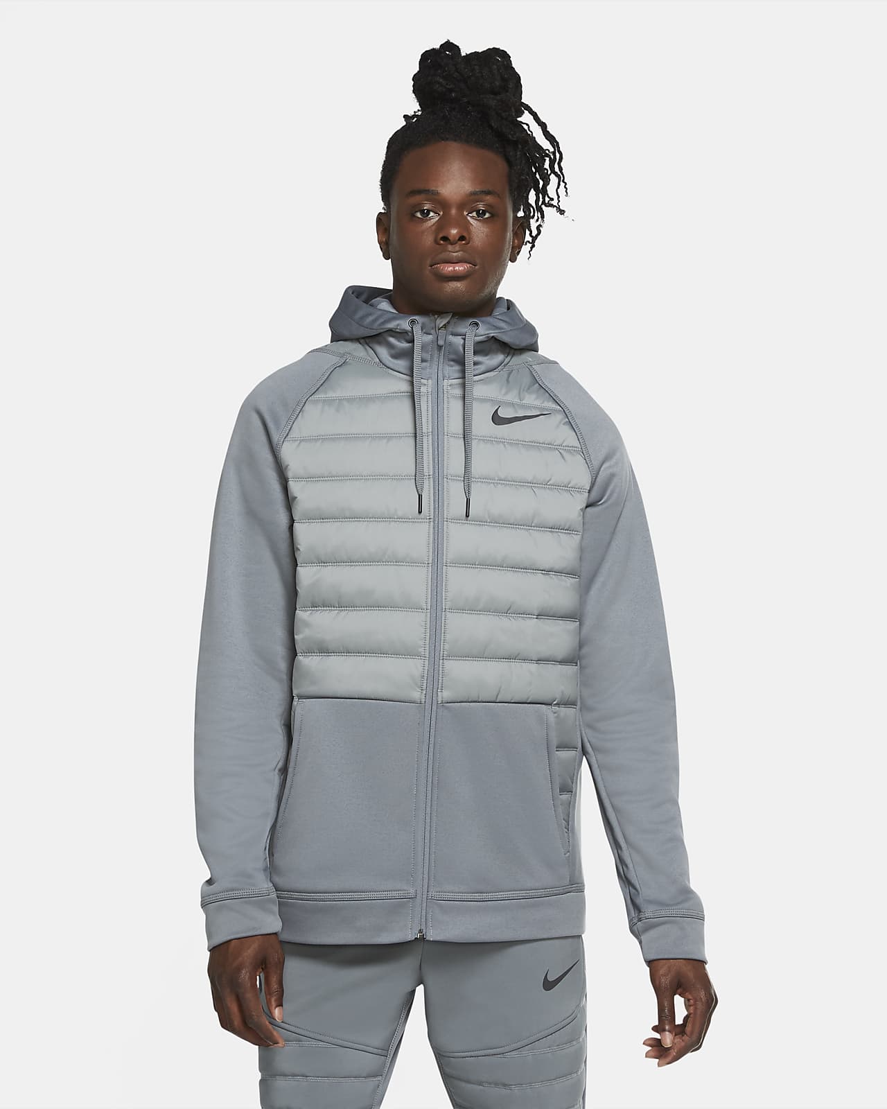 nike therma full zip winterized jacket