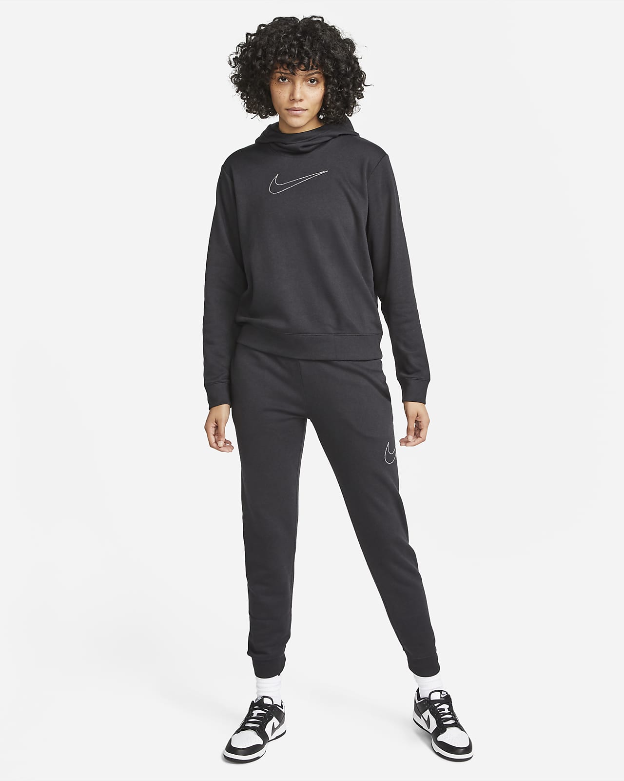 nike womens funnel neck sweatshirt