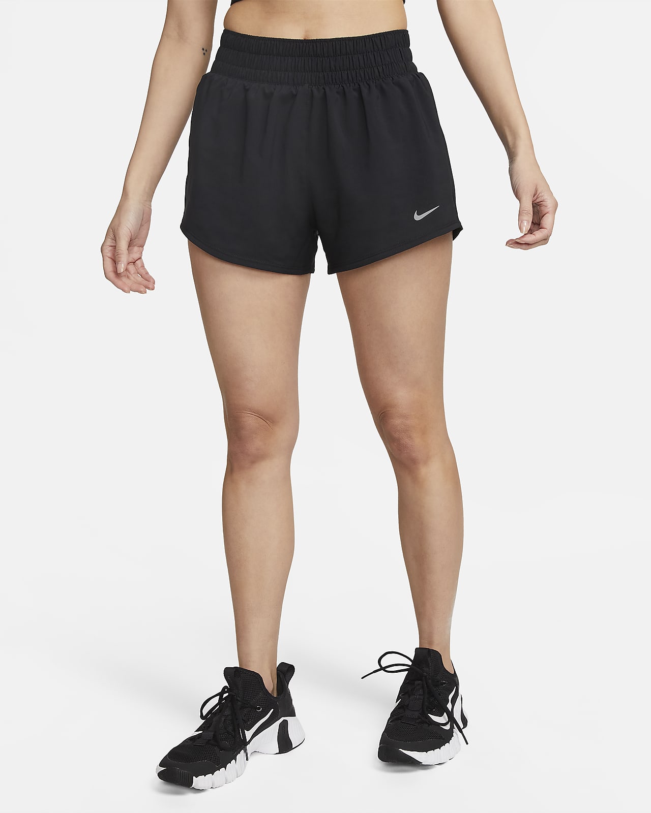 Nike Dri-FIT One Women's Mid-Rise 3" Brief-Lined Shorts