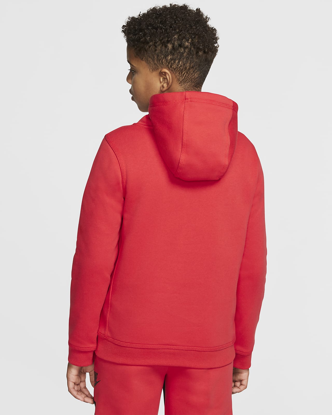 red nike pullover hoodie