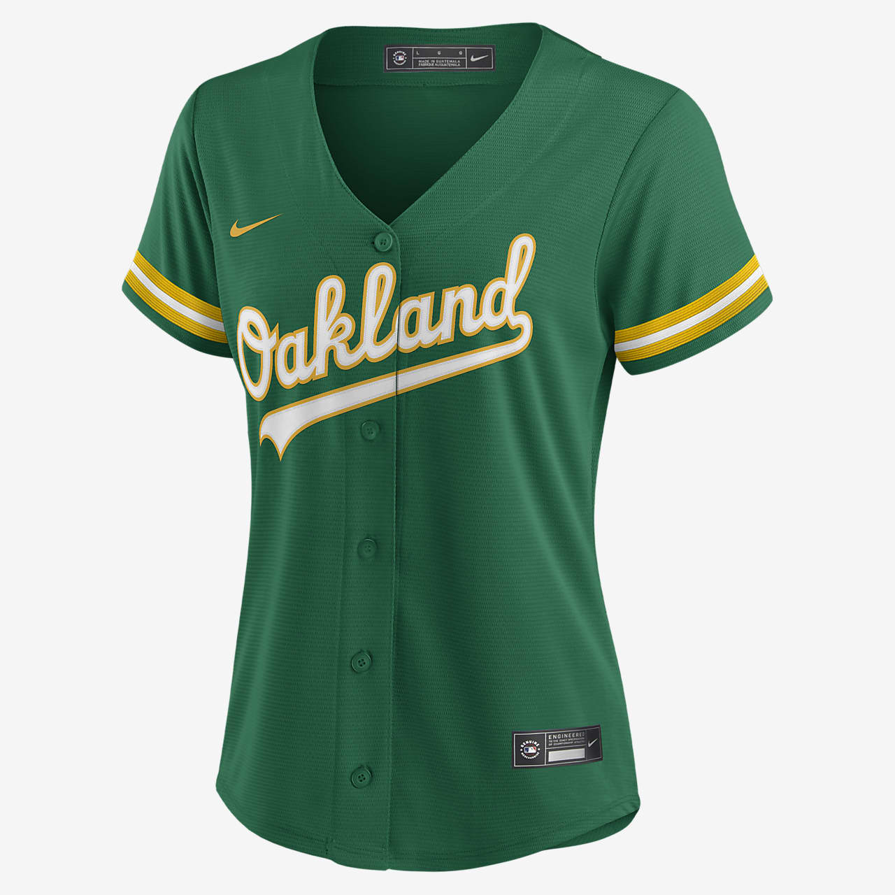 Oakland A's Athletics Blank Game Issued Dark Green Jersey MLB 150