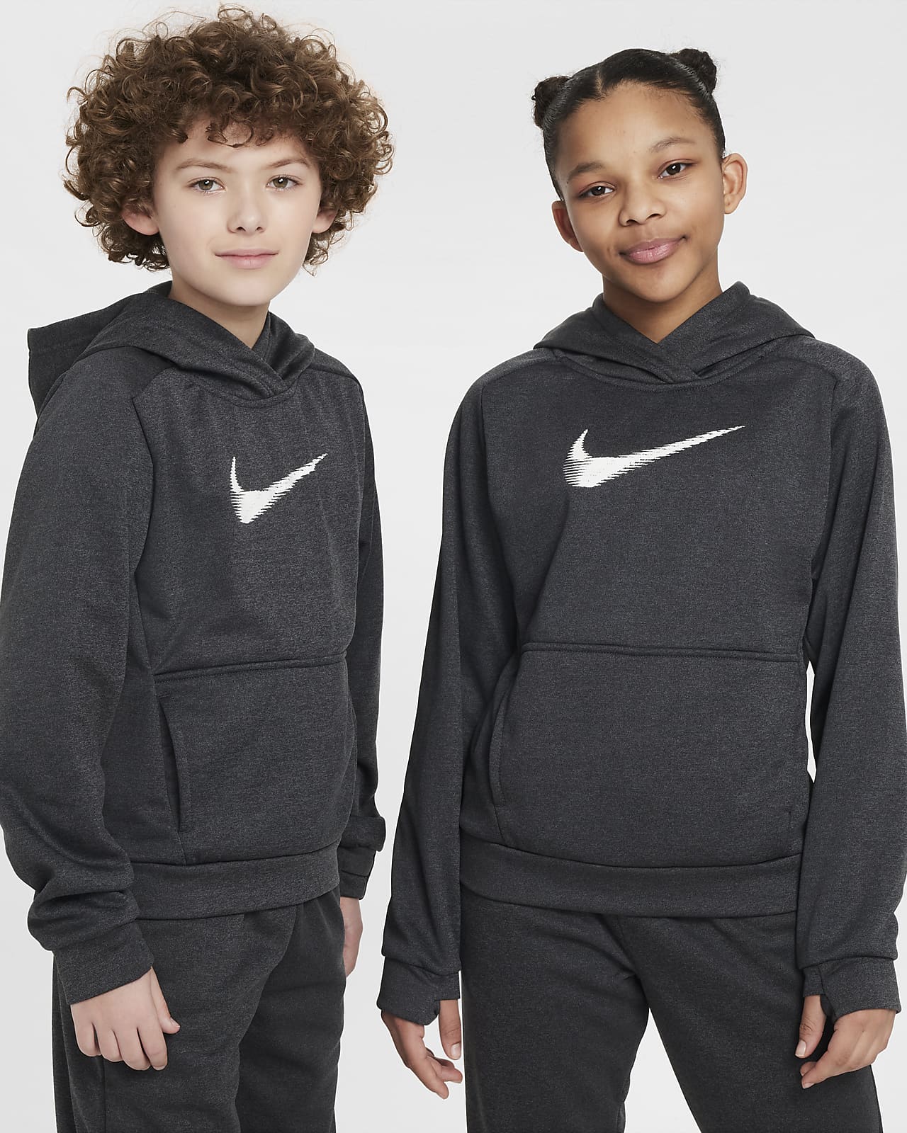 Nike Multi+ Big Kids' Therma-FIT Pullover Hoodie (Extended Size)
