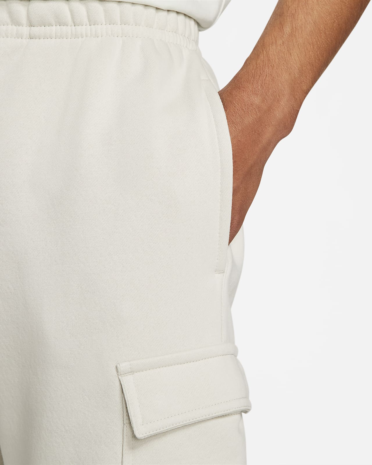 men's printed swoosh cargo trousers