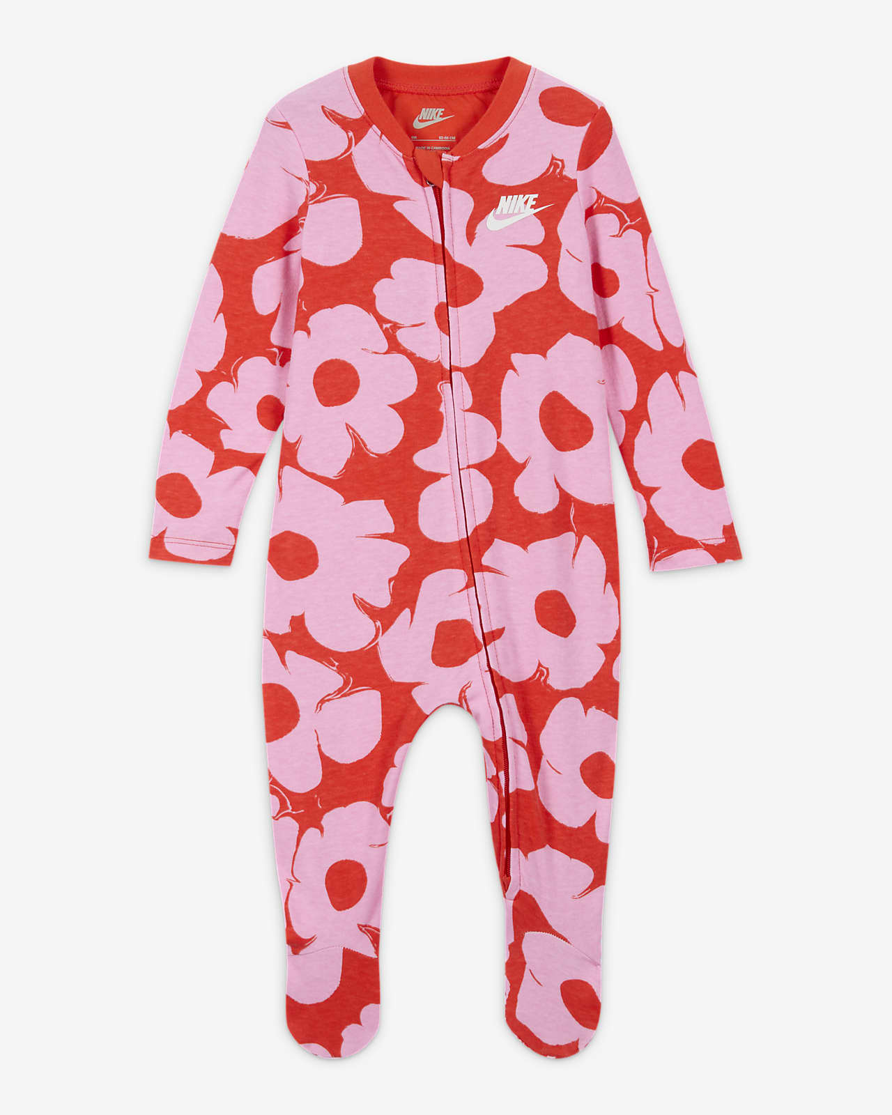 Floral Coverall. (0-9M) Nike Baby