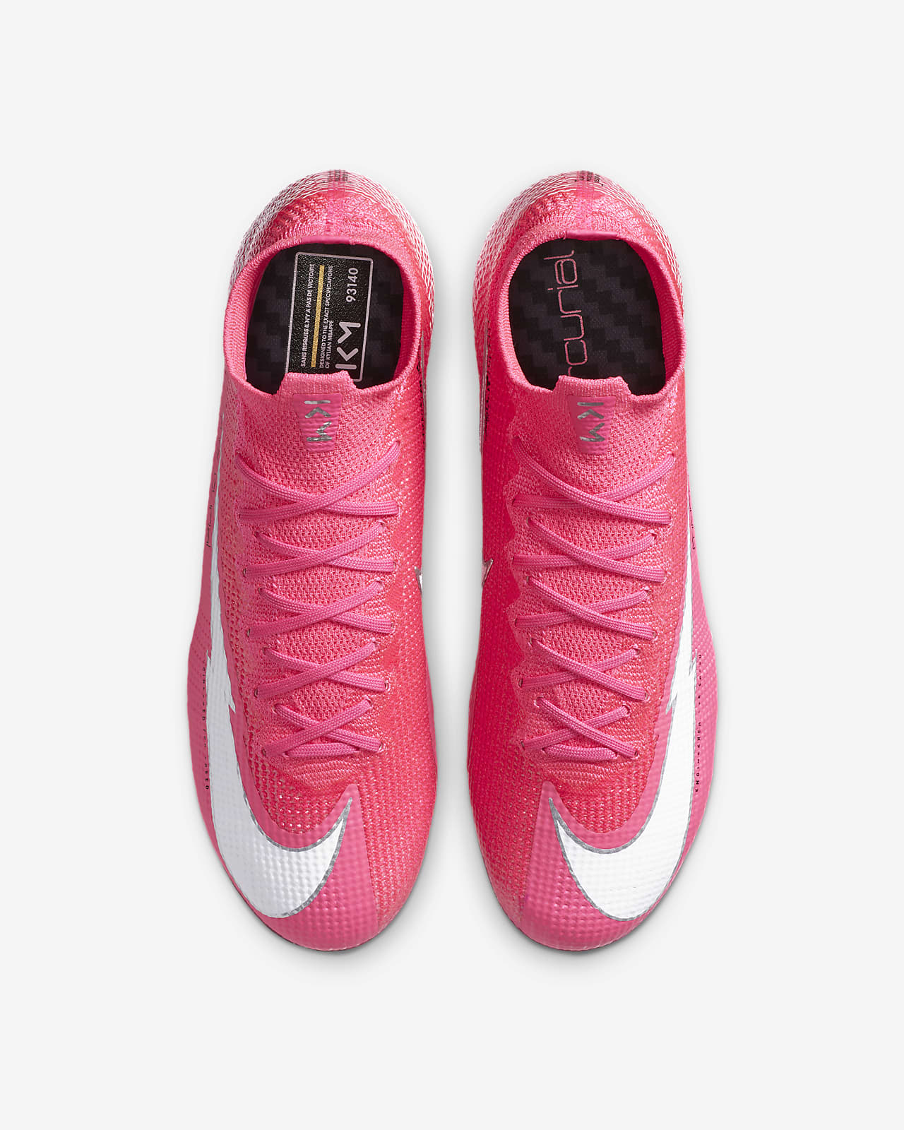 Футбольные бутсы для игры на твердом грунте Nike Mercurial Superfly 7 Elite  Mbappé Rosa FG. Nike RU