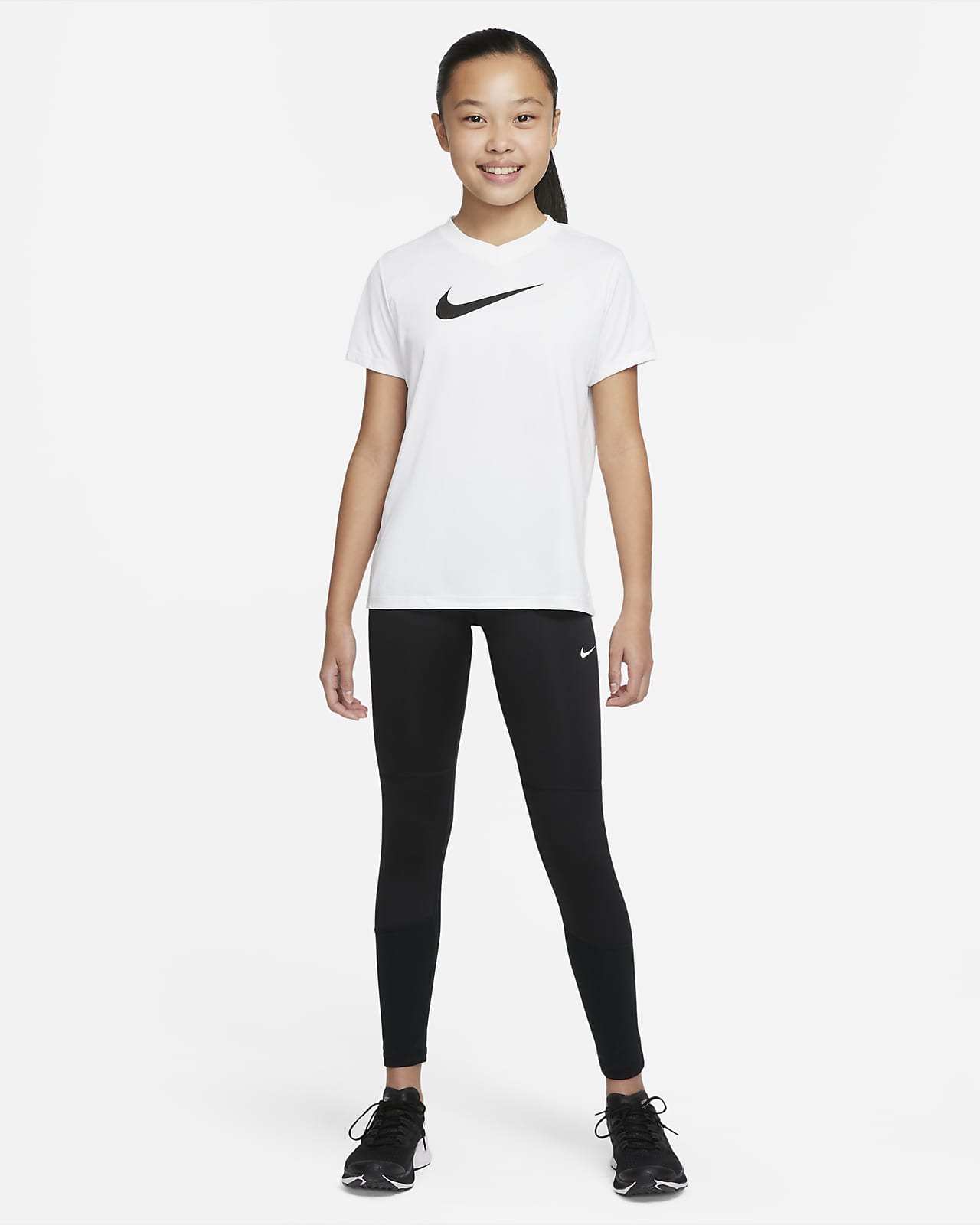 Nike Dri-FIT Older Kids' Swoosh Training T-Shirt. Nike ID