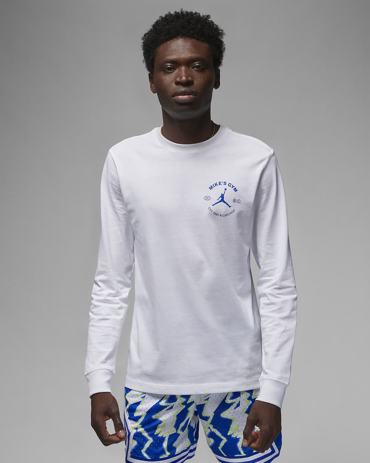 Jordan Sport Breakfast Club T-shirt met lange mouwen voor heren. Nike BE