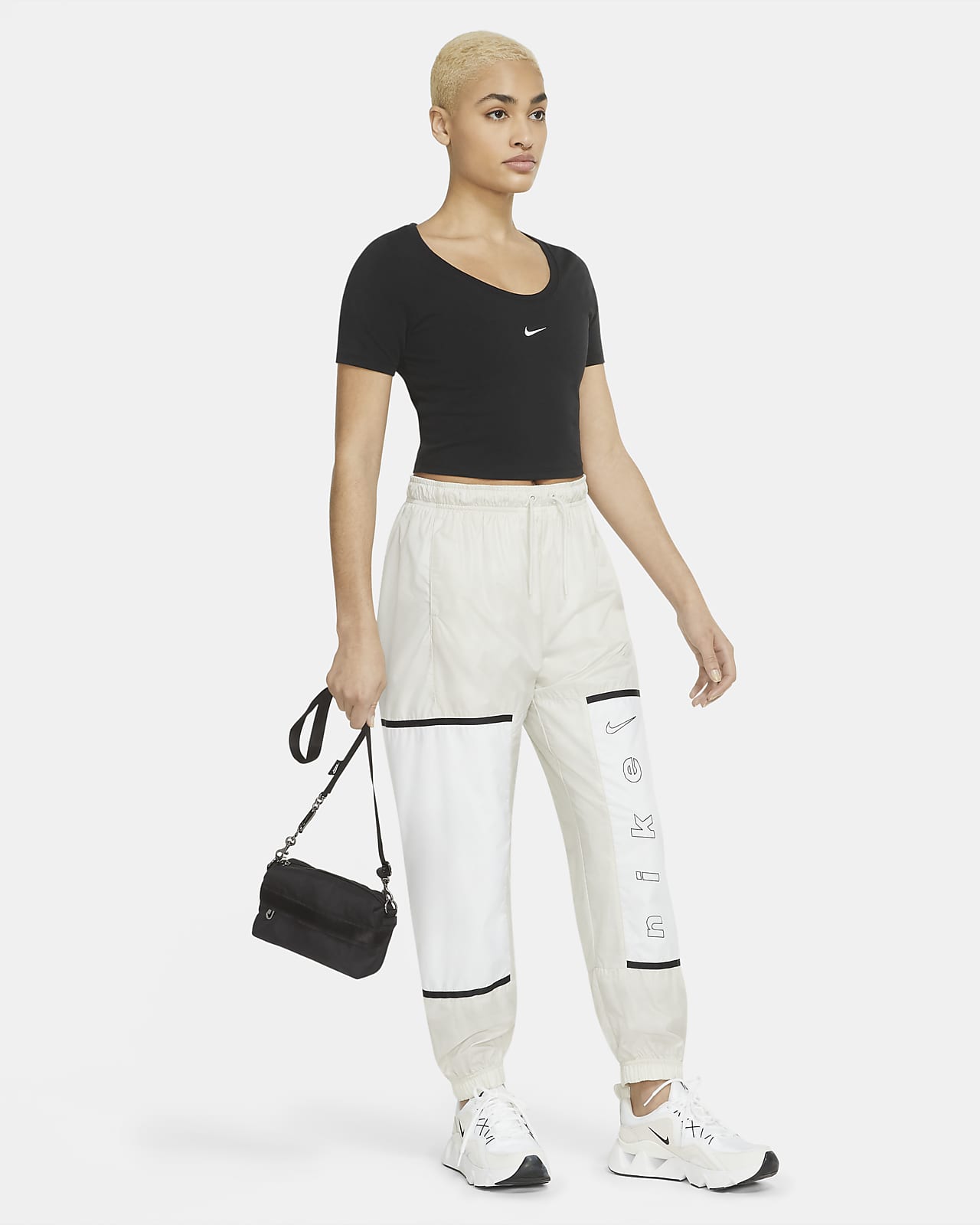 Nike Sportswear Futura Luxe backpack in cream
