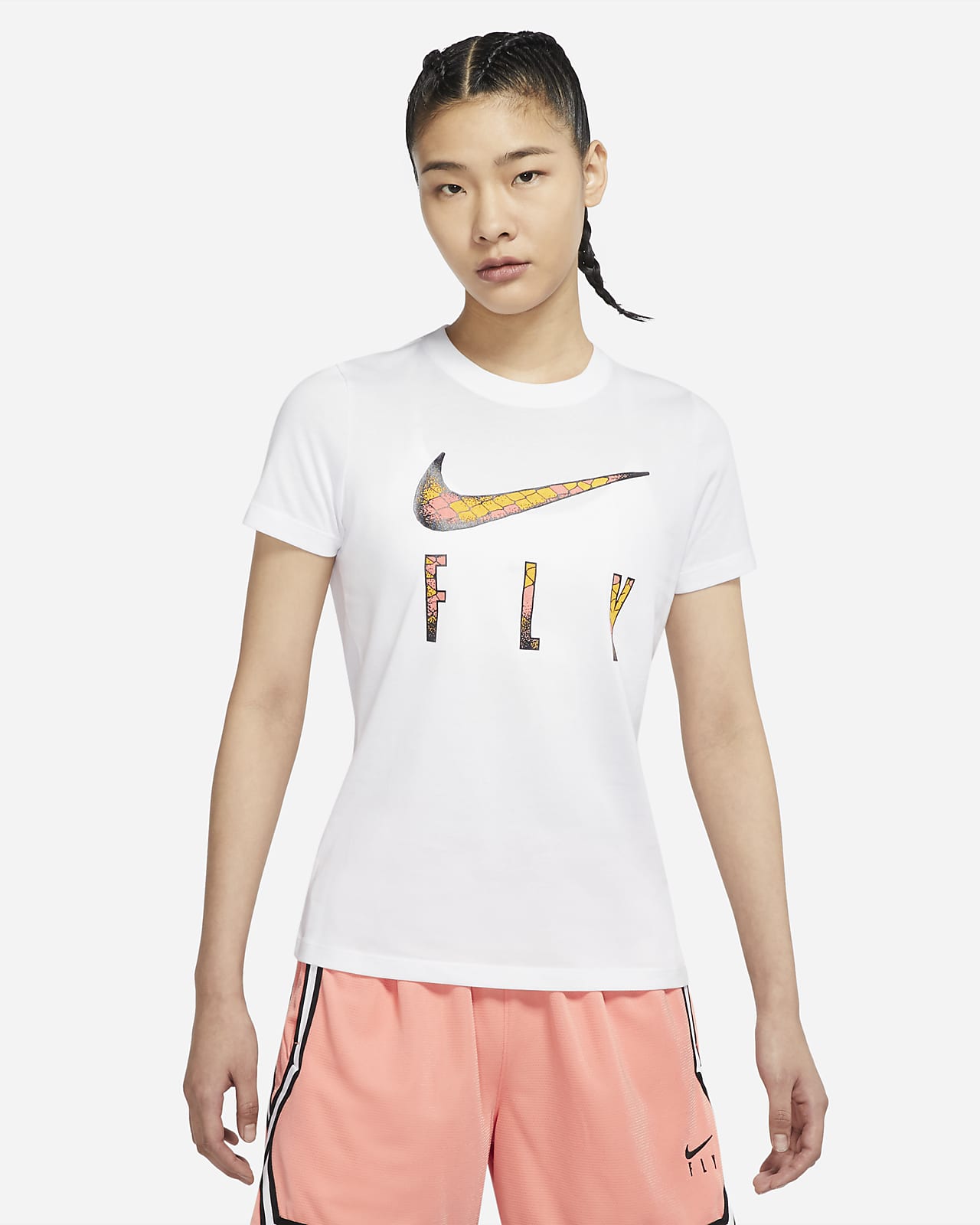 Nike Women's Basketball Dri-FIT Swoosh Fly Boxy T Shirt