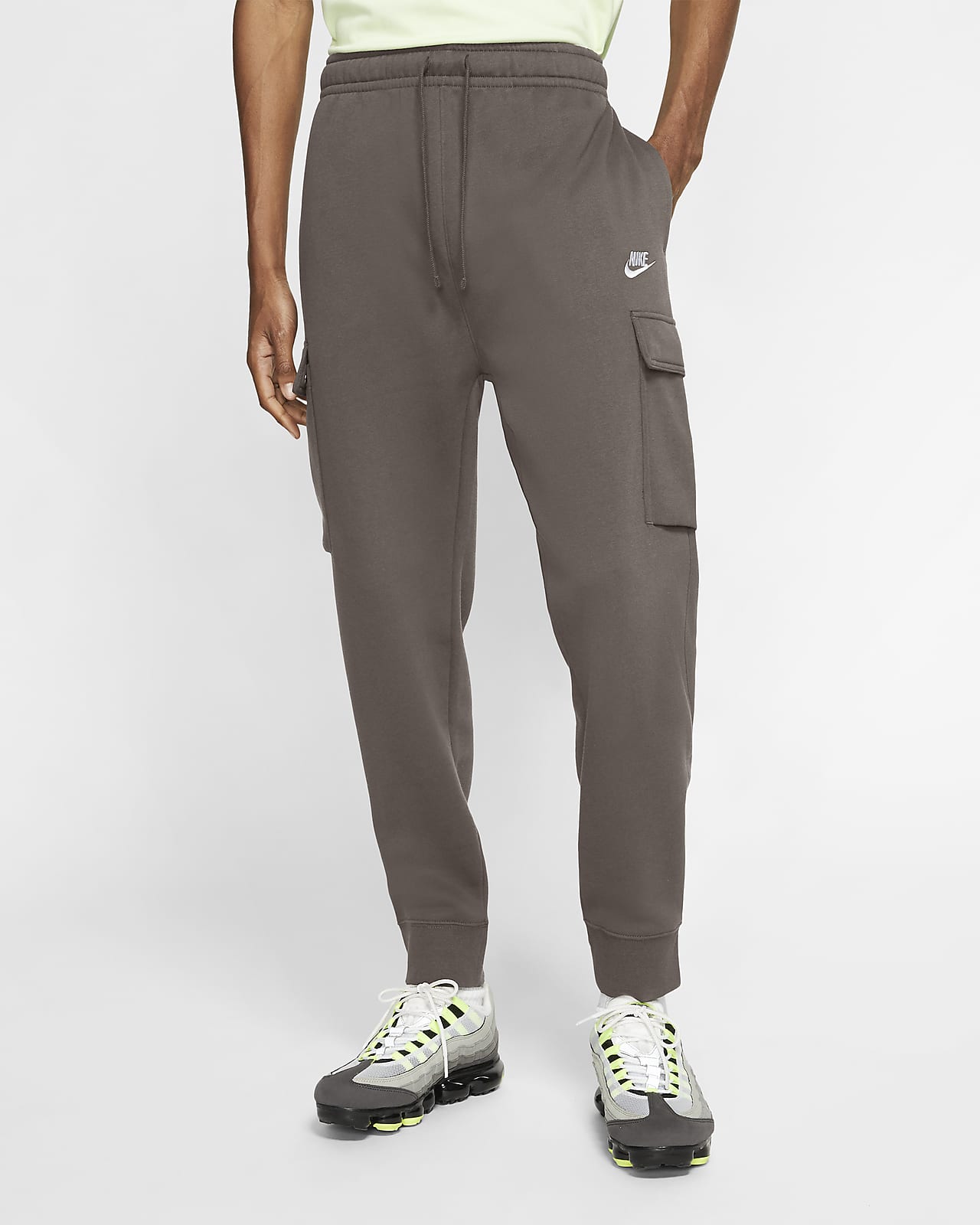 big & tall nike sportswear club fleece cargo jogger pants