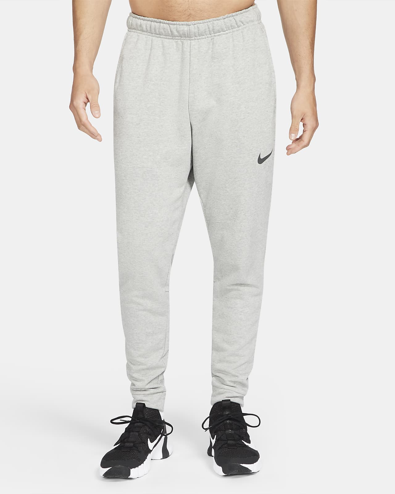 Pánské flísové fitness kalhoty Nike Dry Dri-FIT se zúženými nohavicemi