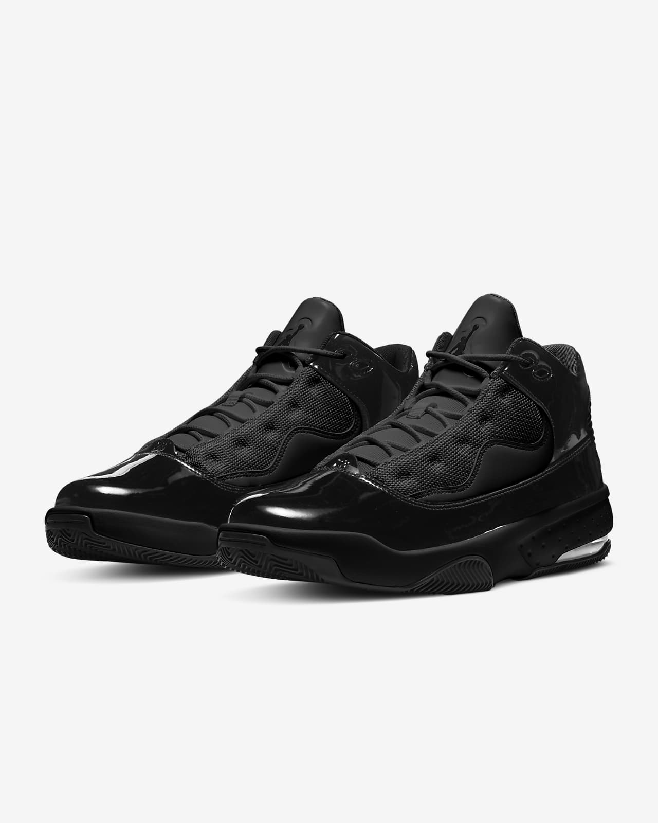 jordan max aura 2 black men's shoe
