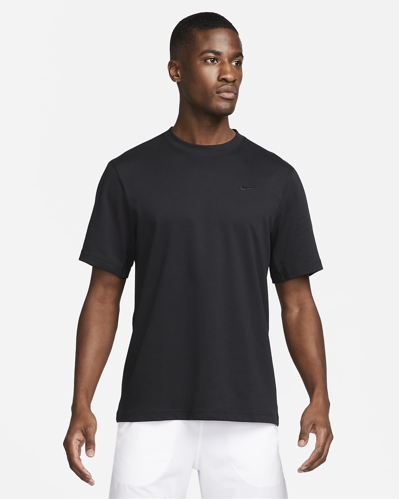 Nike Men's Dri-Fit Primary Short-Sleeve Training T-Shirt, Medium, Black