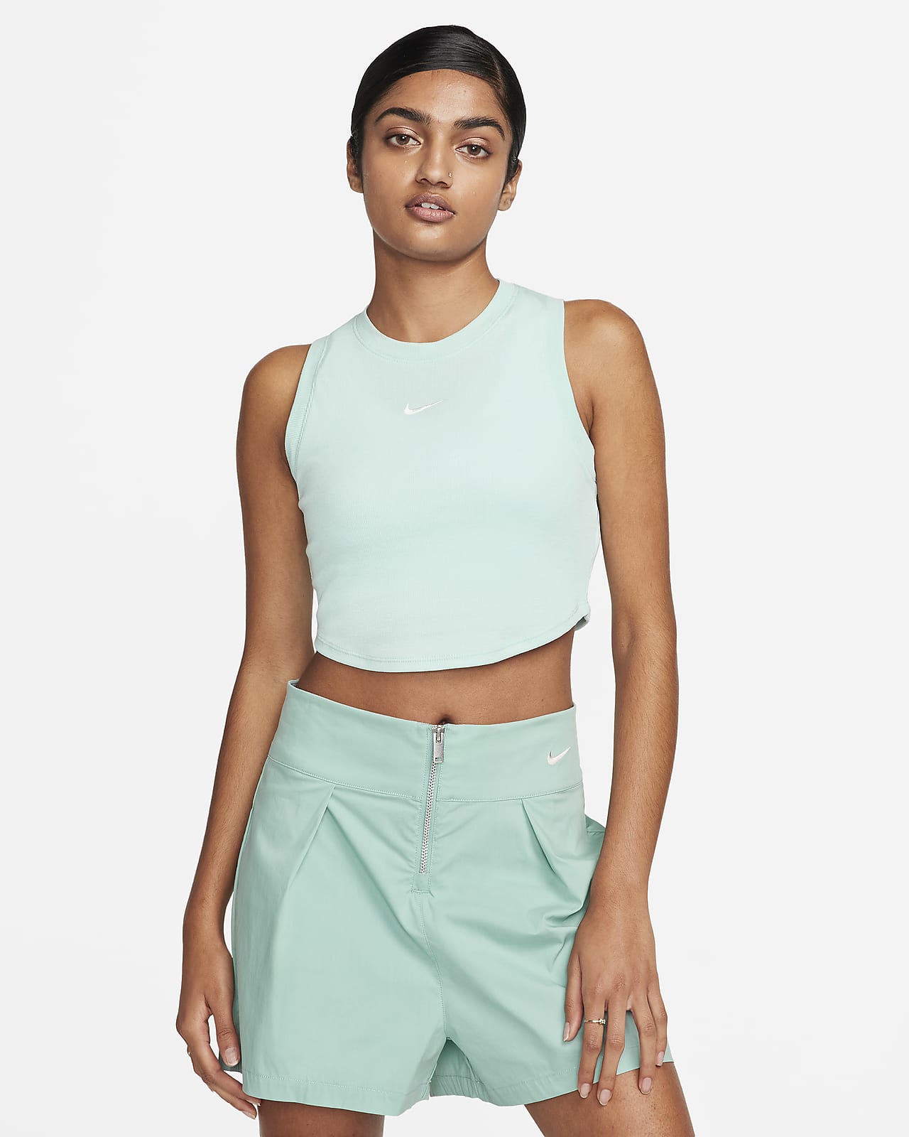 Ribbed Knit Crop Top - Ready to Wear